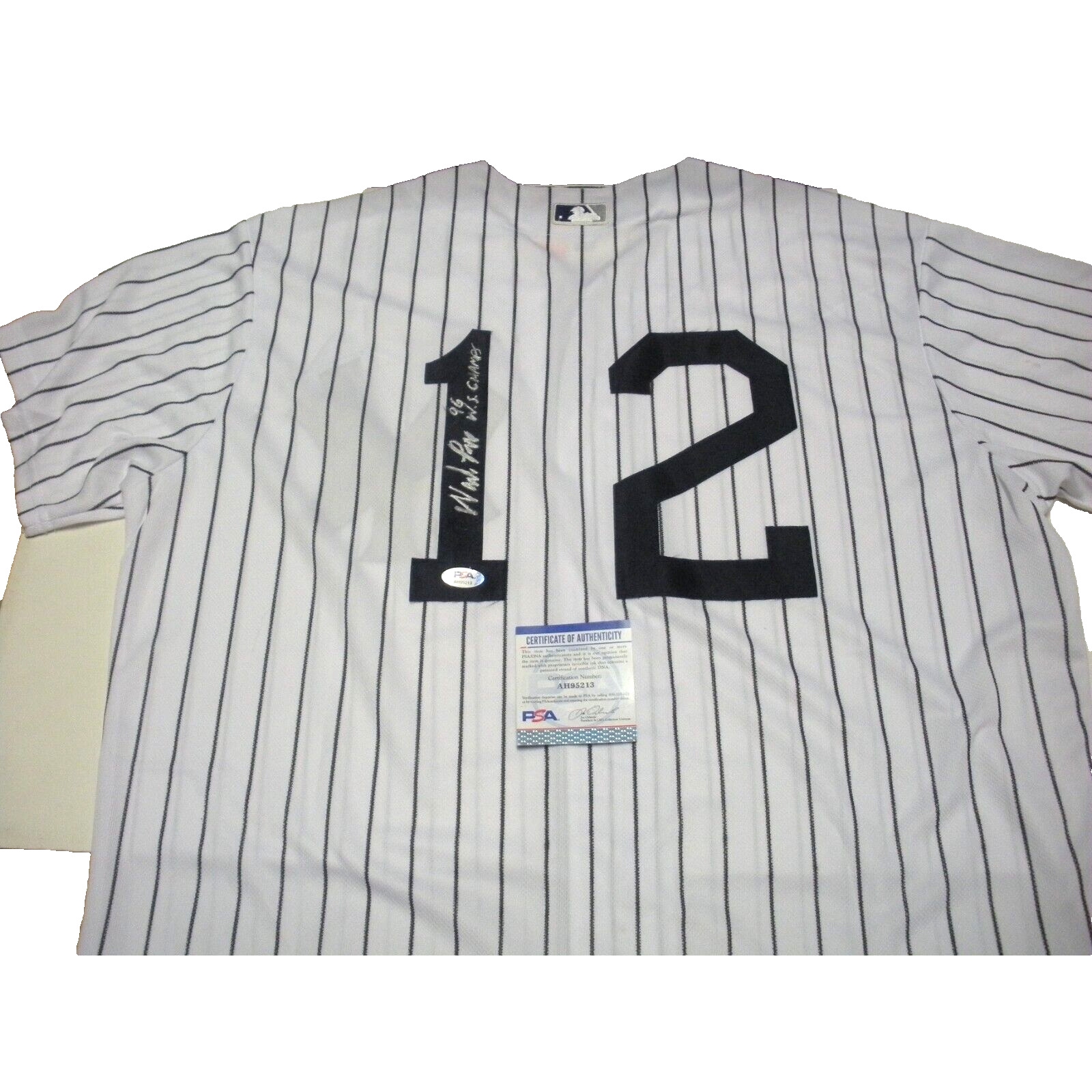 Wade Boggs New York Yankees,hof Psa/dna/coa Signed Official Licensed Nike Jersey