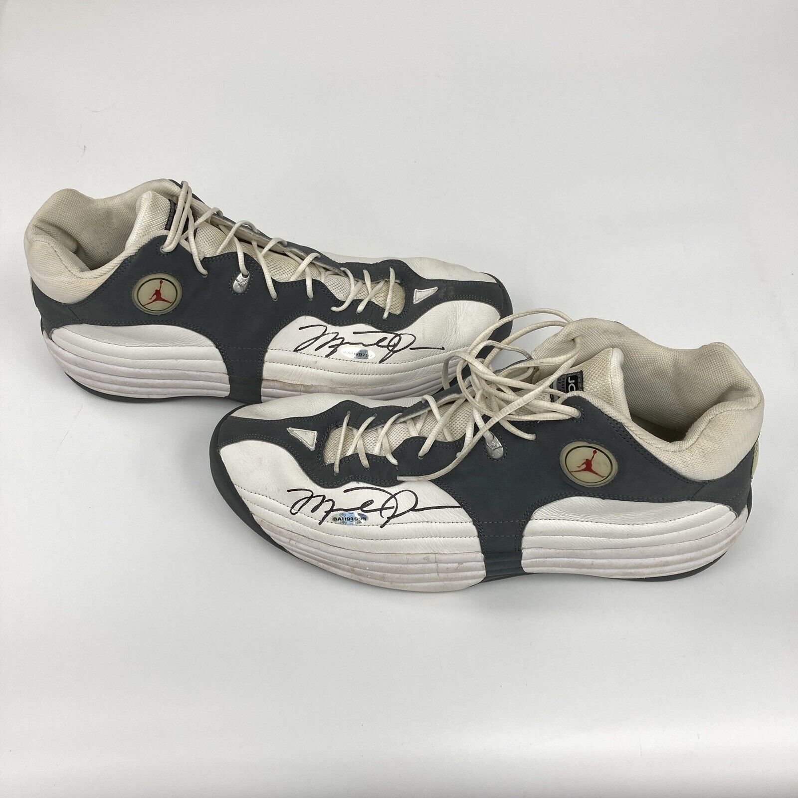 Michael Jordan Dual-Signed Nike Air Jordan Team 1 Sneakers UDA Upper Deck & PSA