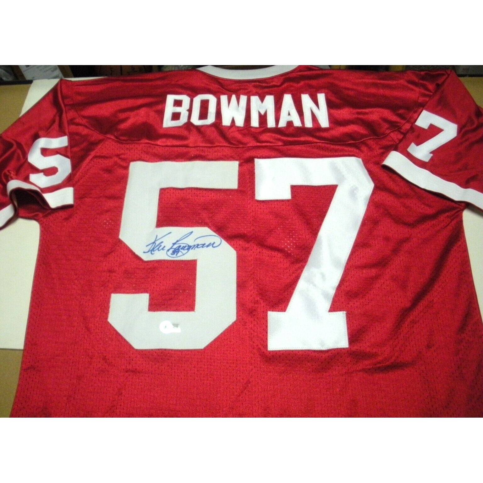 Ken Bowman Wisconsin Badgers Beckett/coa Signed Official Licensed Nike Jersey