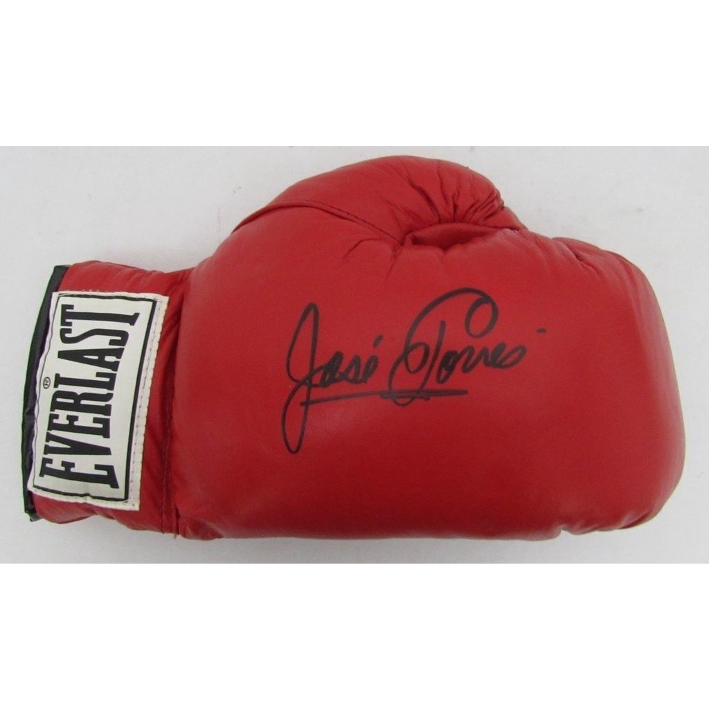 Jose Flores HOF Signed Everlast Boxing Glove JSA 134498