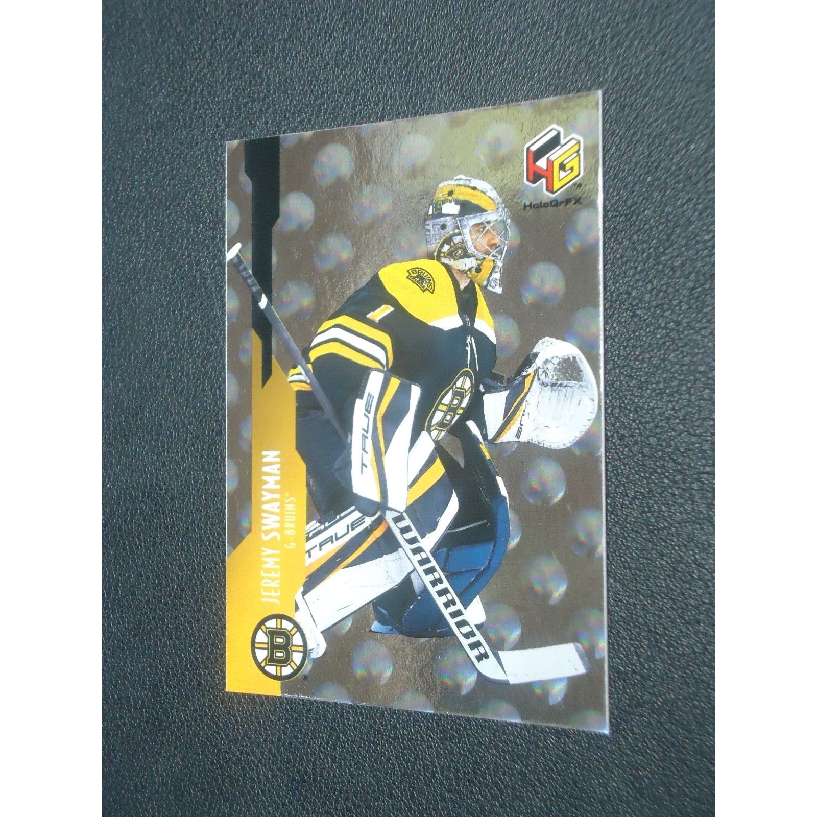 Jeremy Swayman 2021-22 UPPER DECK EXTENDED HOLOGRFX Card #HG17