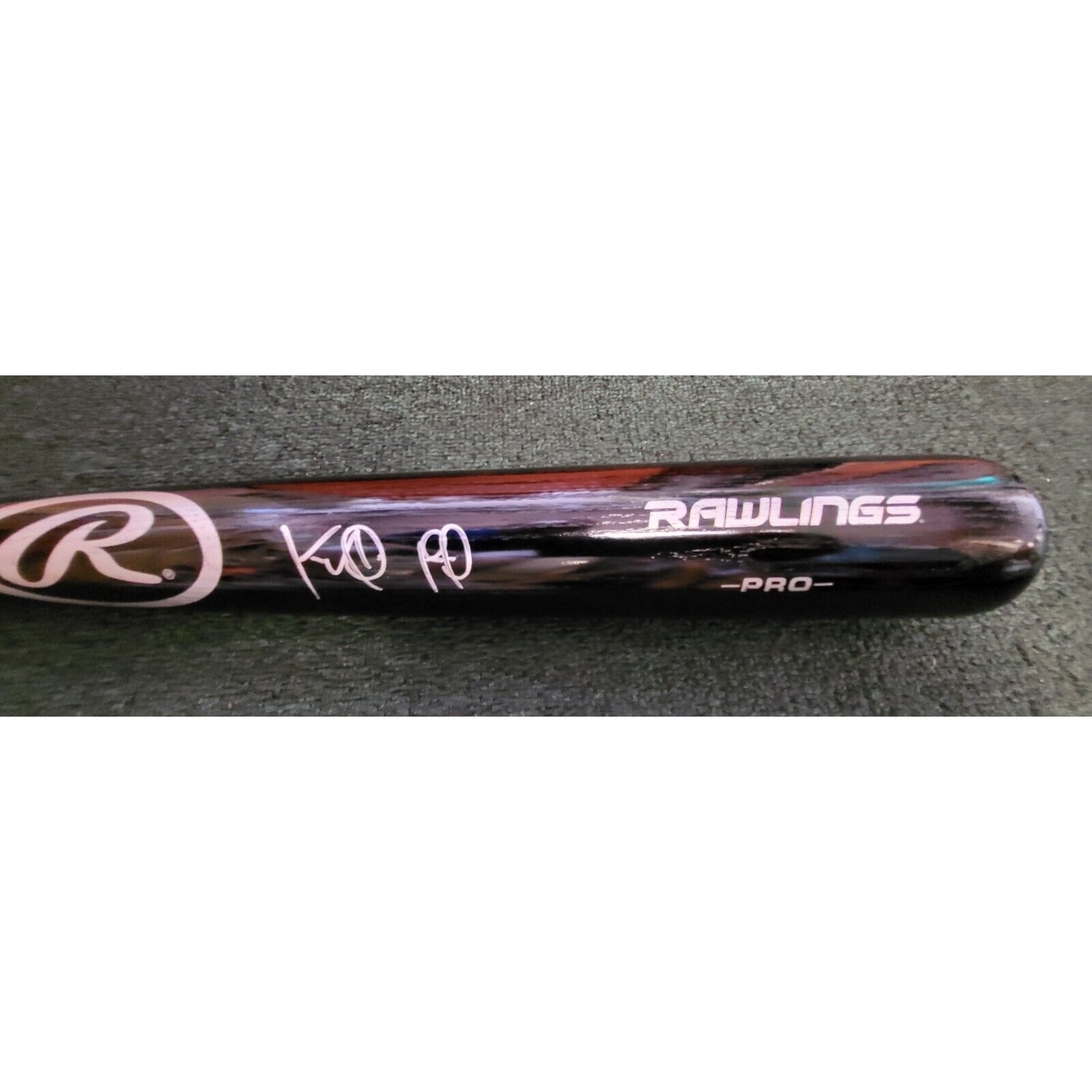 Keibert Ruiz Washington Nationals Signed Autograph Blk Rawlings Bat Beckett