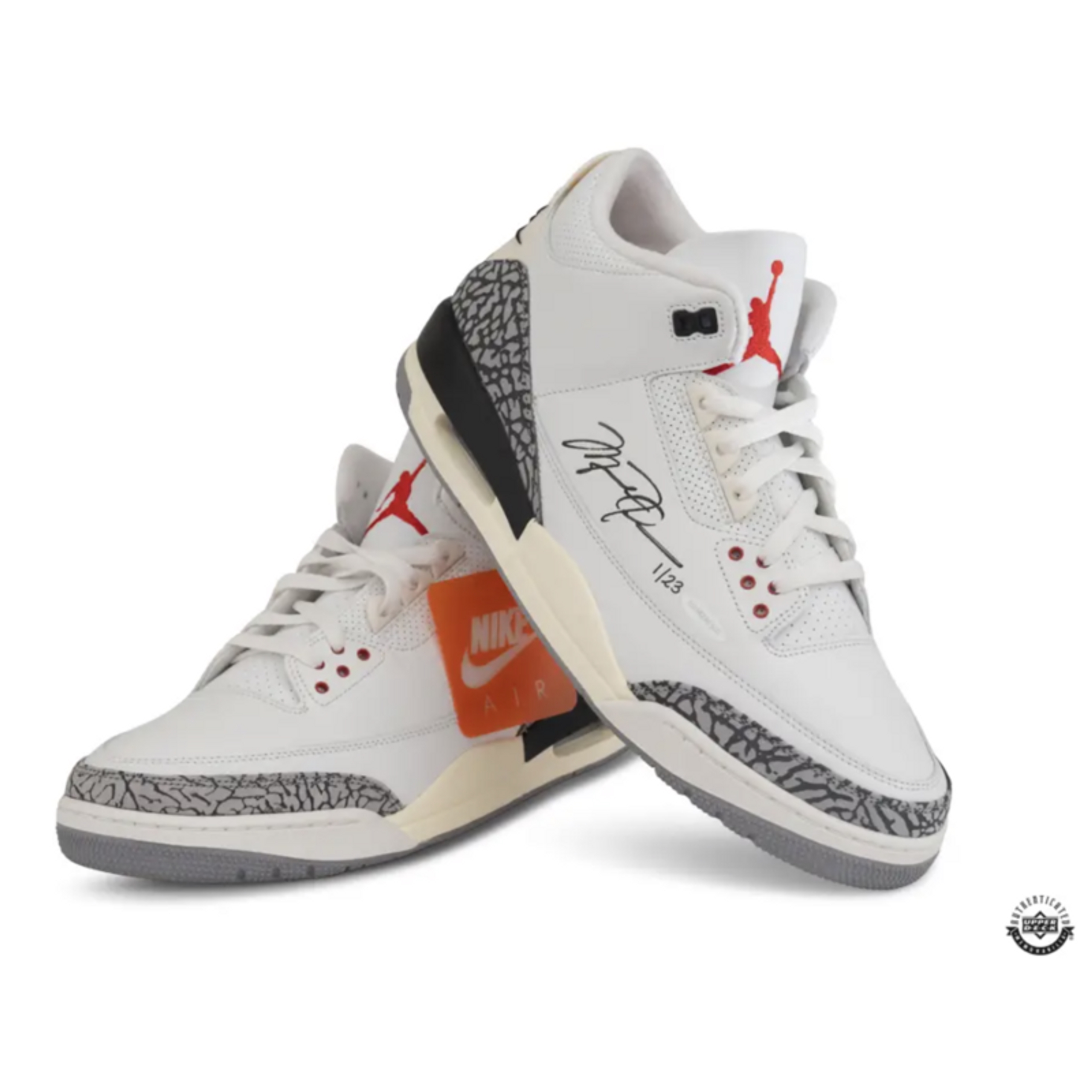 Michael Jordan Autographed Nike Air Jordan 3 Retro 'Reimagined' Shoes UDA LE 23