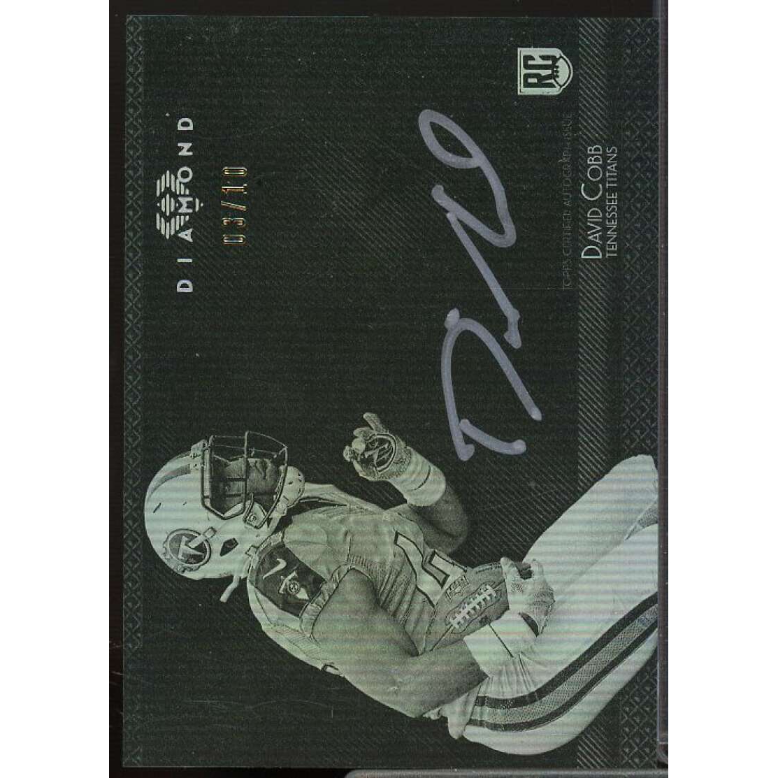 David Cobb Rookie Card 2015 Topps Diamond Autographs #DC1