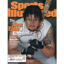 Jason Giambi Autographed Oakland A's Sports Illustrated Beckett Authenticated