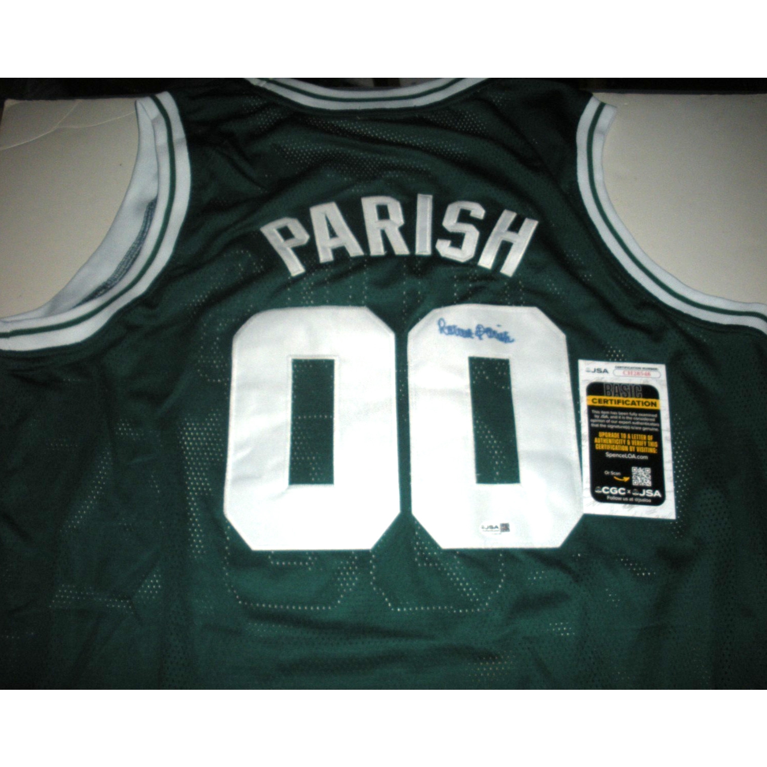 Robert Parich Boston Jsa/coa Signed Official Licensed Mitchell & Ness Jersey