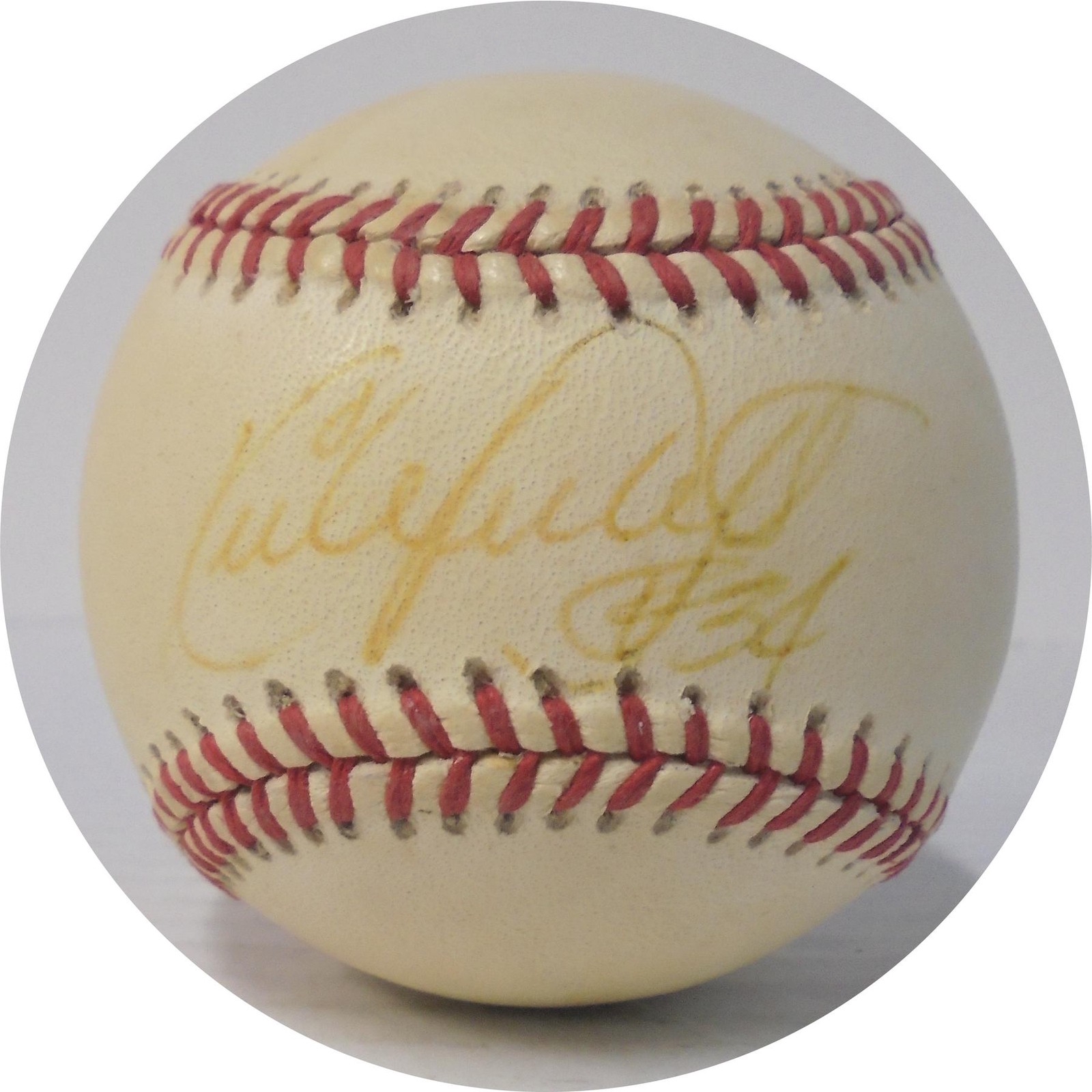 Kirby Puckett Autographed AL Brown Baseball JSA ZZ26878