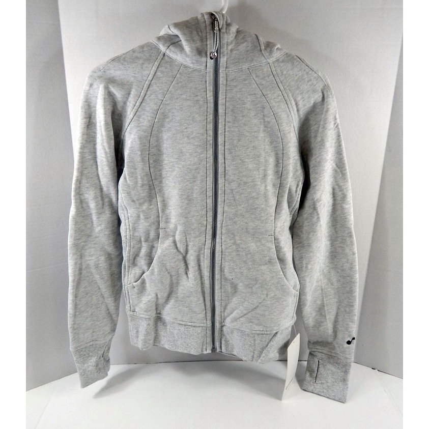 Womens Utah Jazz Grey Scuba Full Zip Hoodie Lululemon NWT 6 87S