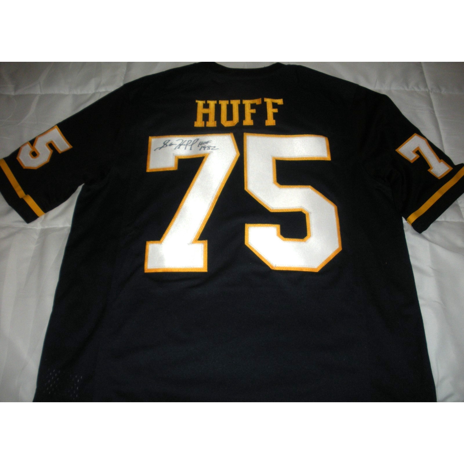 Sam Huff New York Giants Throwback W/coa Signed Official Licensed Nike Jersey