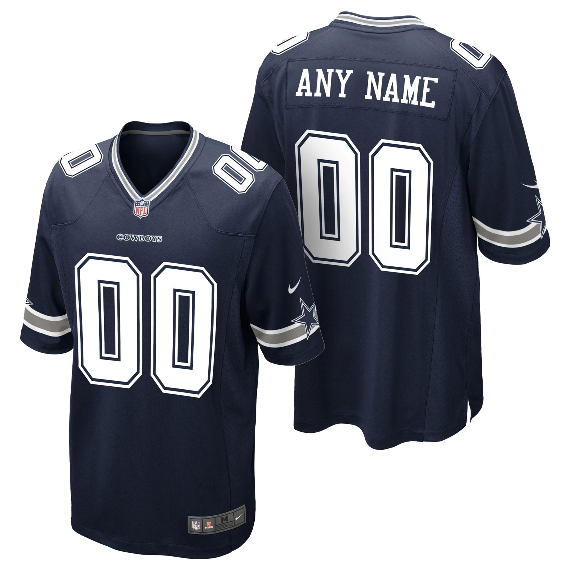 Dallas Cowboys Maglia Gara Nike Home Game - Personalizzabile - Uomo