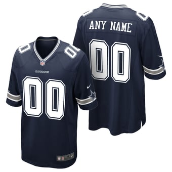Dallas Cowboys Nike Home Game Jersey - Custom - Mens