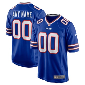 Buffalo Bills Nike Home Game Jersey - Royal - Custom - Mens