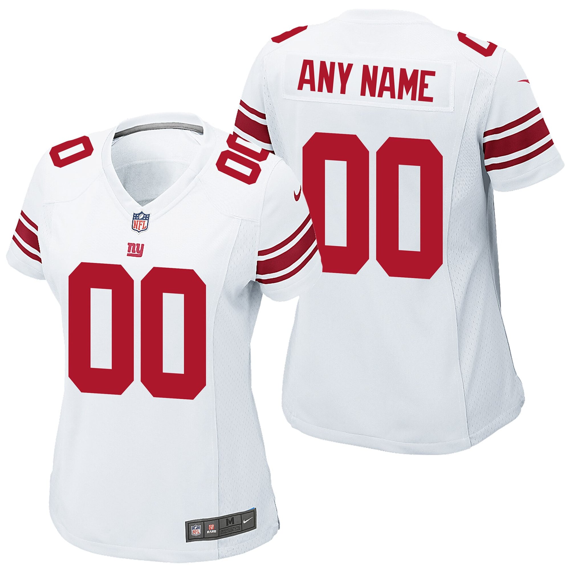Camiseta Nike Game de la 2ª equipación del New York Giants - Personalizada - Mujer