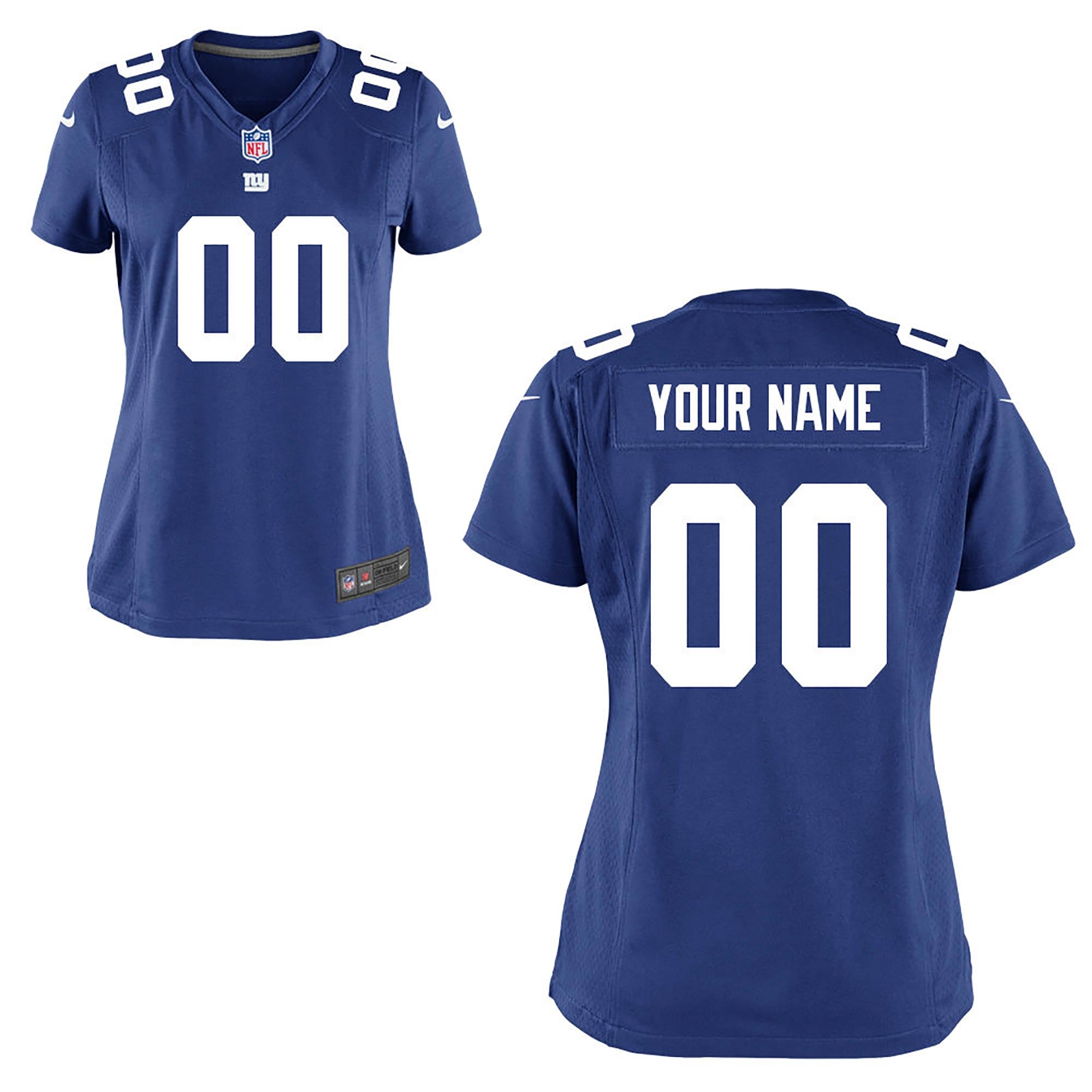 New York Giants Home Game Jersey – Custom – Womens