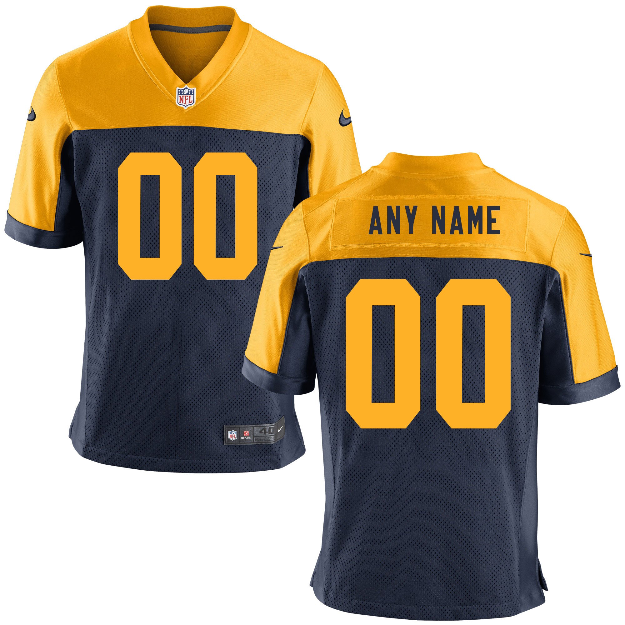 Camiseta de juego alternativo Green Bay Packers - Personalizada - Jóvenes