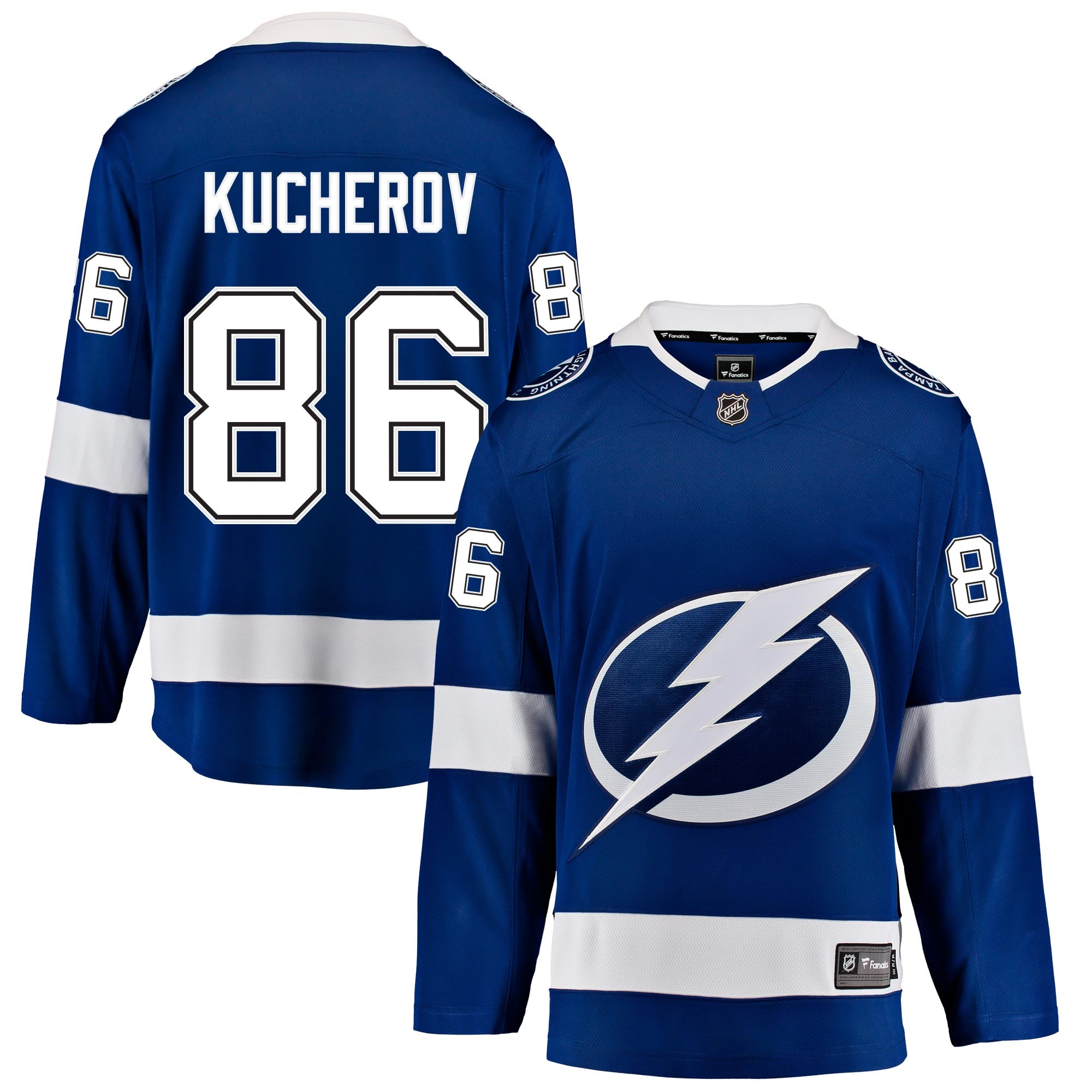 Tampa Bay Lightning Fanatics Home Breakaway Jersey – Nikita Kucherov – Mens Tampa Bay Lightning Fanatics Home Breakaway Jersey – Nikita Kucherov – Mens