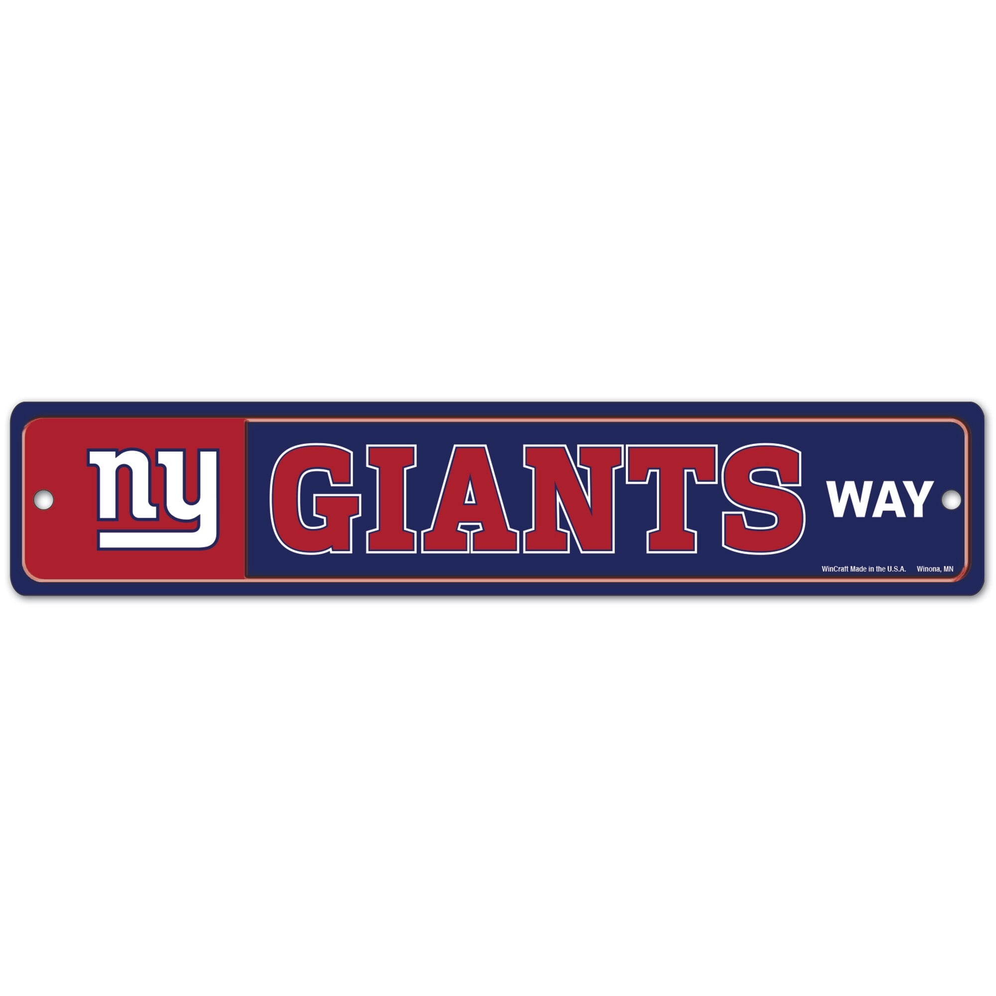 New York Giants 3.75x19 Street Sign
