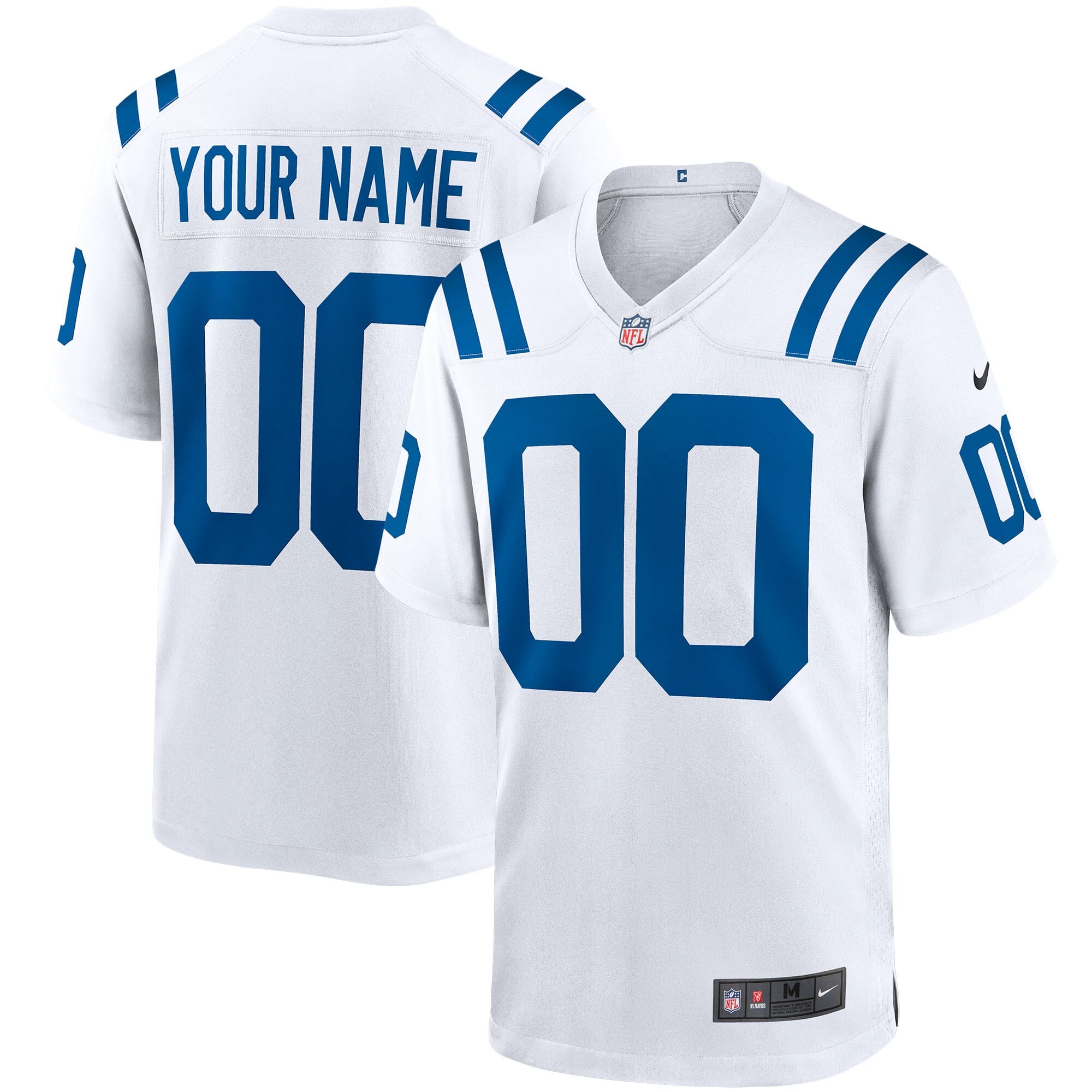 Camiseta Nike Game de la 3ª equipación del Indianapolis Colts - Bianco - Personalizada - Hombre
