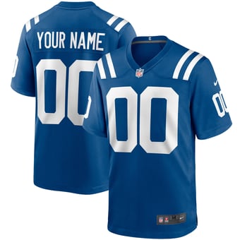 Indianapolis Colts Nike Game Home Jersey - Royal - Custom - Mens