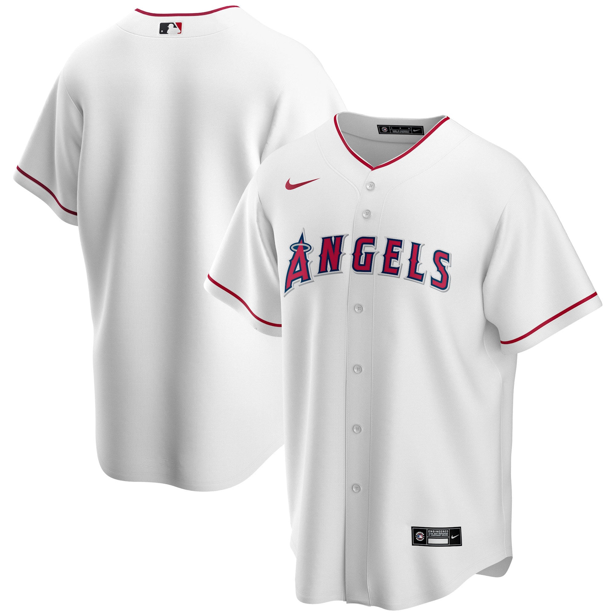Los Angeles Angels of Anaheim Nike Official Replica Home Jersey – Mens