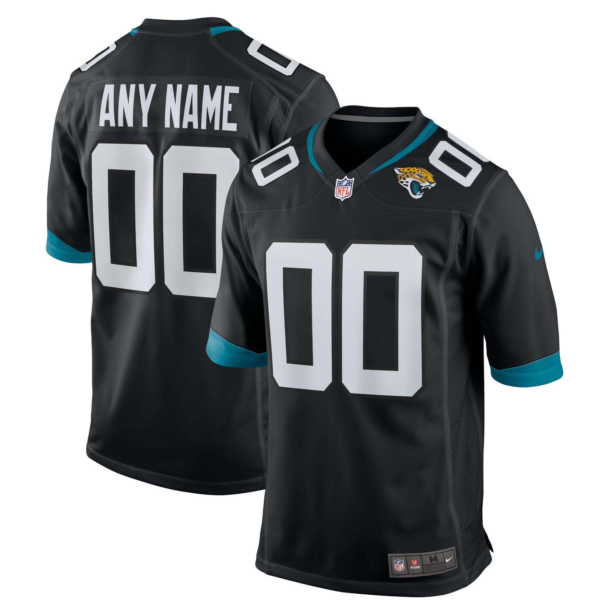 Camiseta Nike Game de la 3ª equipación del Jacksonville Jaguars - Negro - Personalizada - Hombre