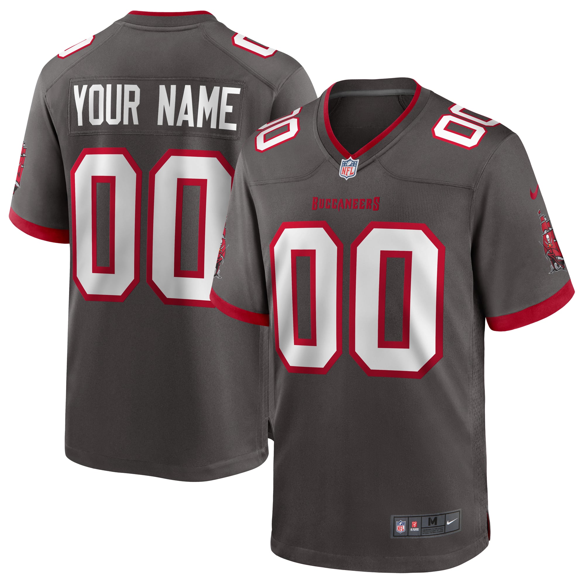 Tampa Bay Buccaneers Nike Game Alternate Jersey - Personalizado - Jóvenes