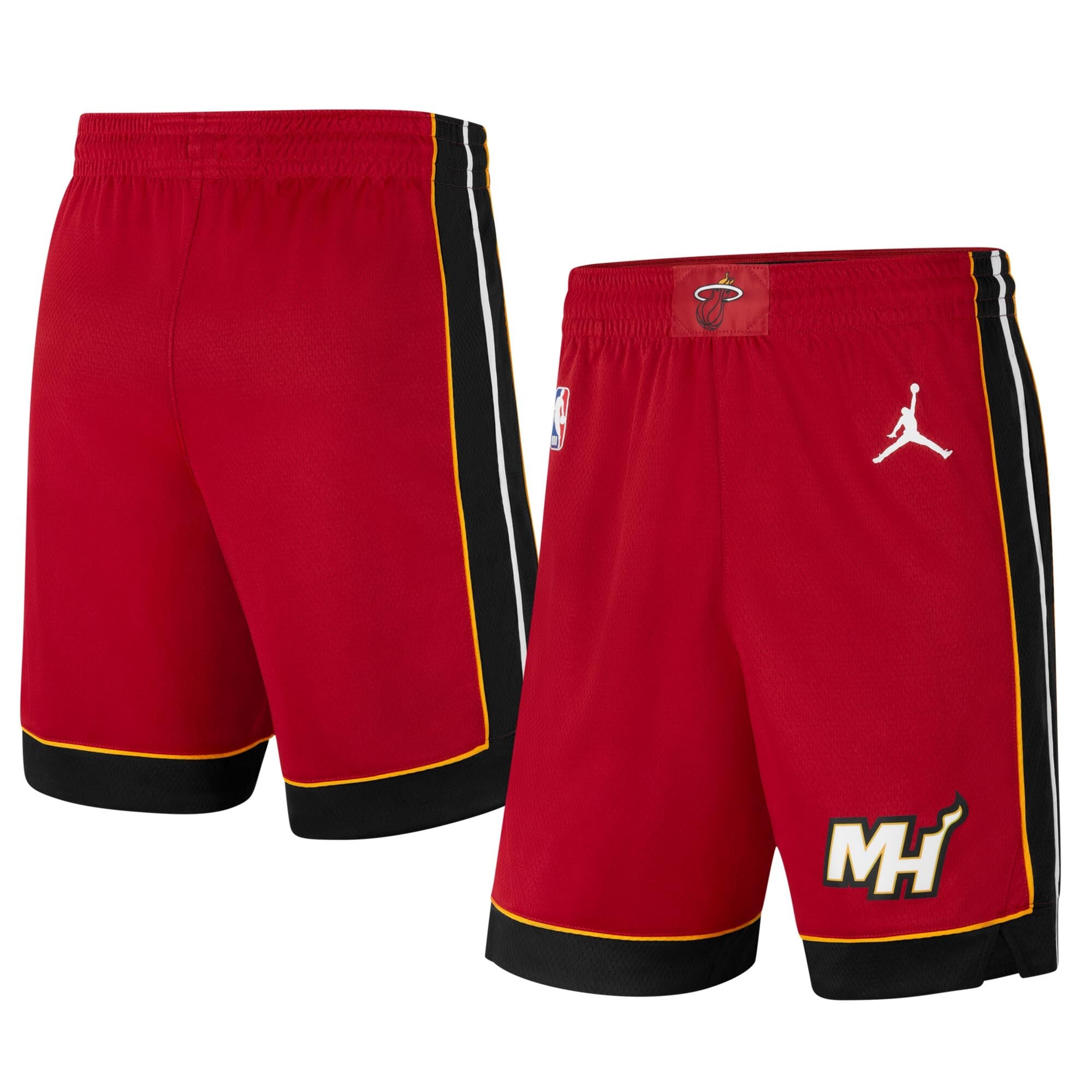 Miami Heat Jordan Statement Swingman Shorts- Mens Miami Heat Jordan Statement Swingman Shorts- Mens