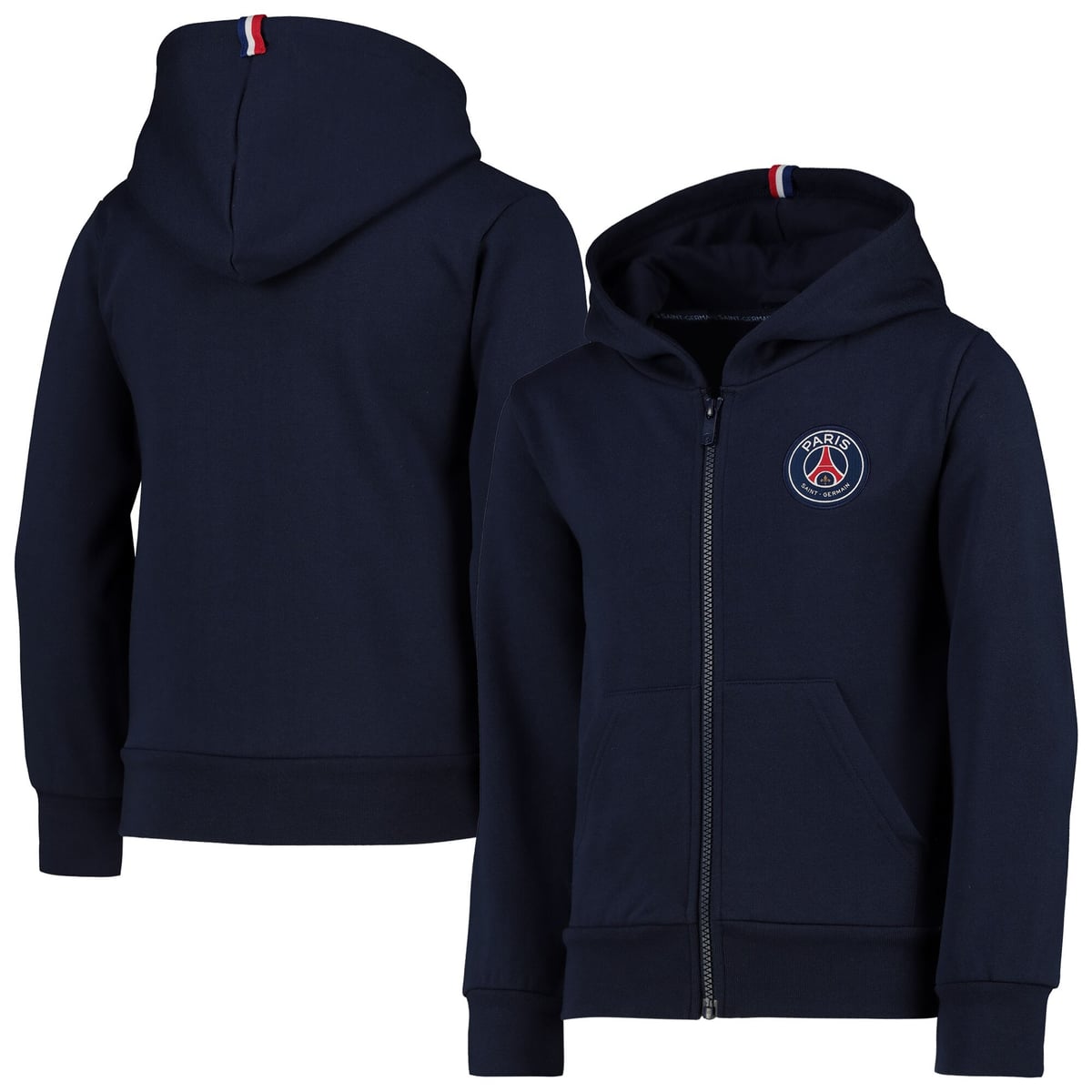 Sweat capuche zippée PSG ESSENTIEL - Bleu - Enfant