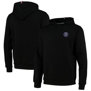Sweat capuche PSG ESSENTIEL Logo - Noir, vue 1