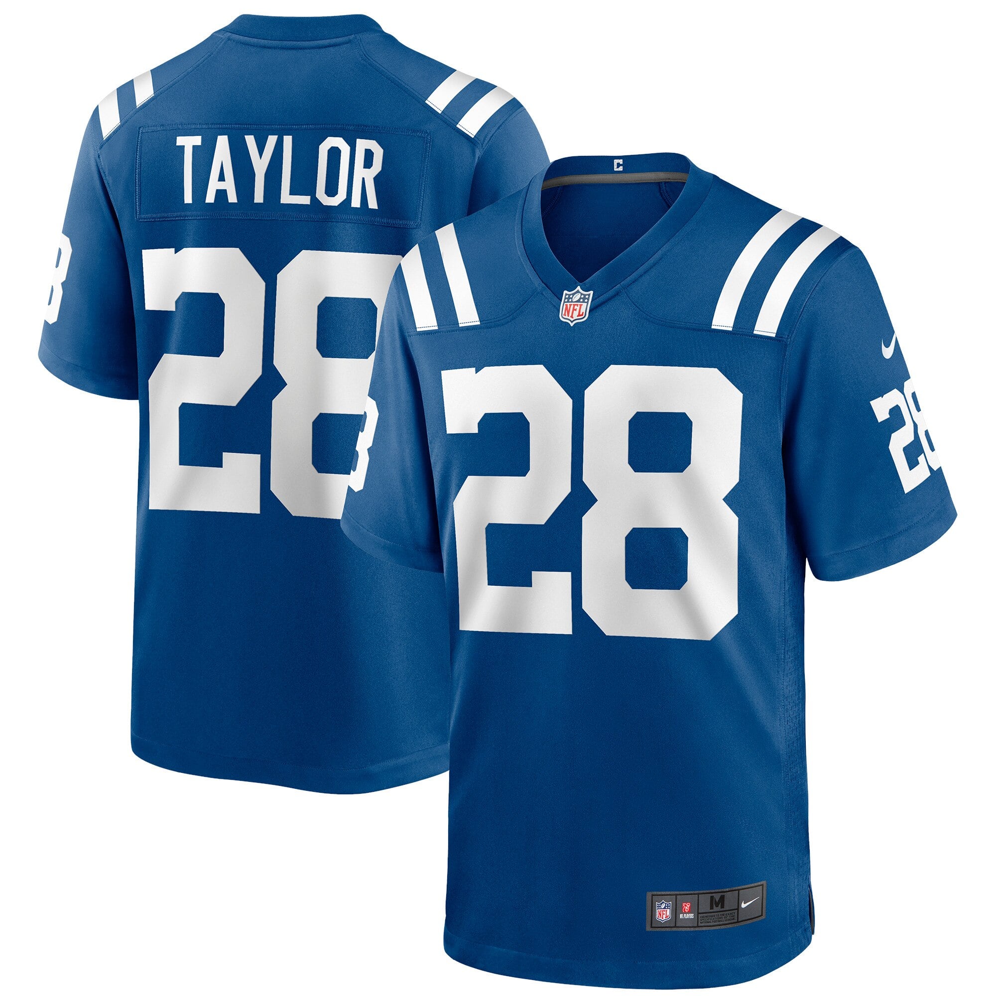 Camiseta Nike Game de la 1ª equipación del Indianapolis Colts - Azul Real - Jonathan Taylor - Hombre