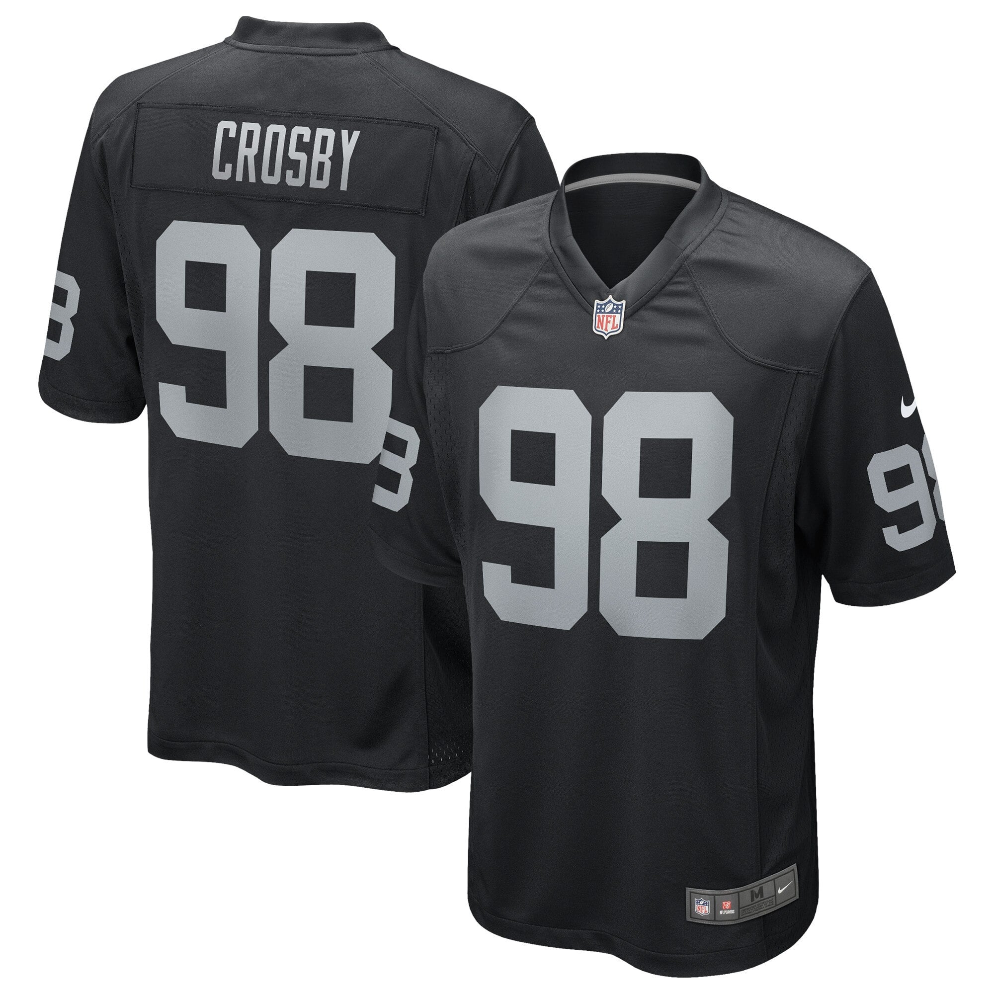 Camiseta Nike Game de la 1ª equipación del Las Vegas Raiders - Negro - Maxx Crosby - Hombre