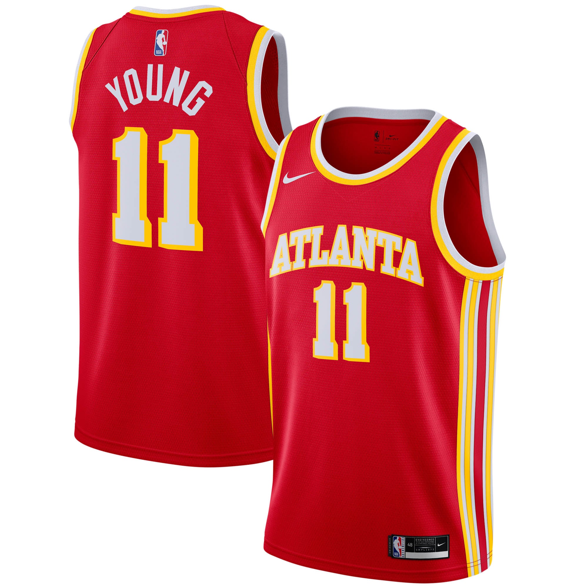 Camiseta Nike Icon Swingman de los Atlanta Hawks - Trae Young - Hombre