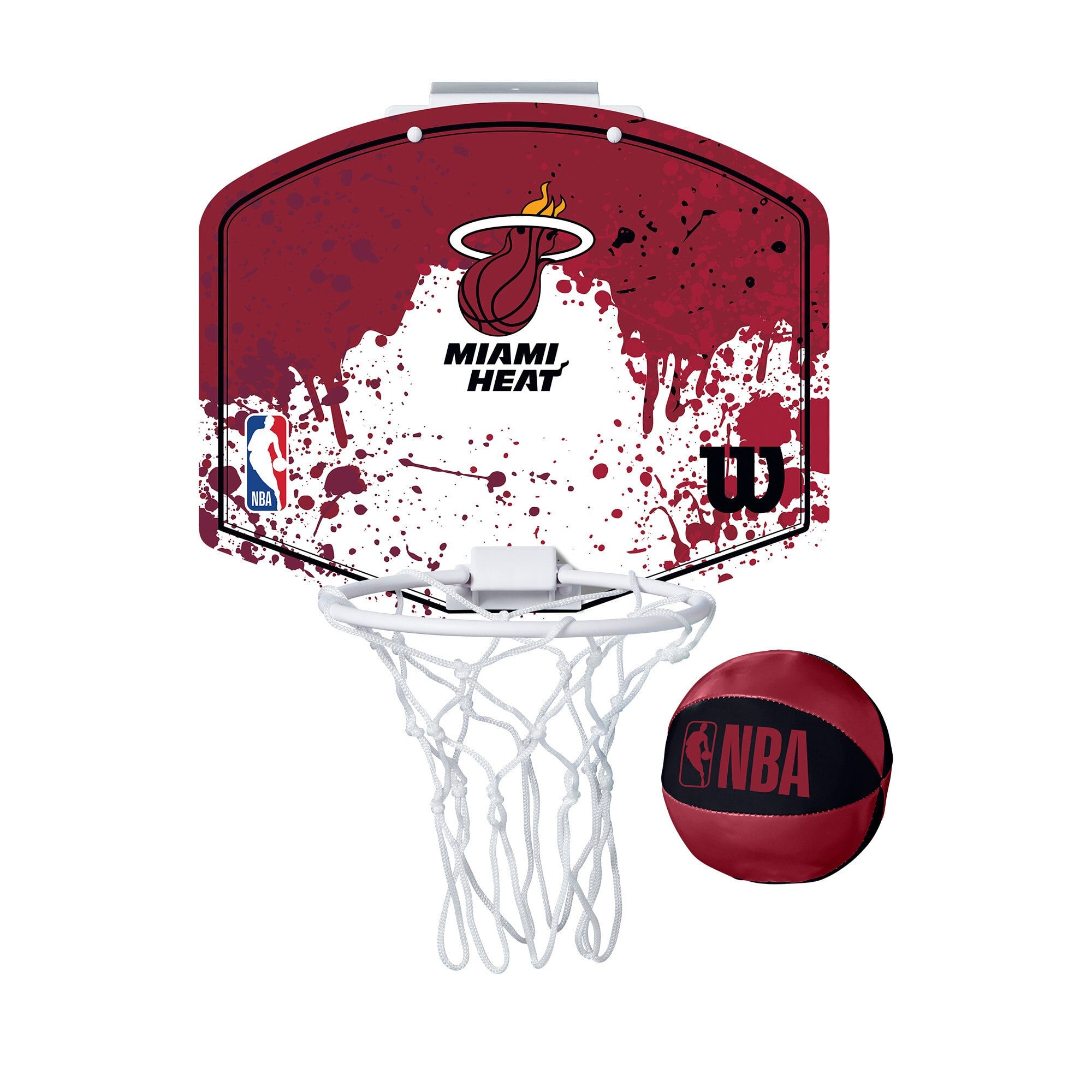 Miami Heat Wilson NBA Team Mini Hoop Miami Heat Wilson NBA Team Mini Hoop