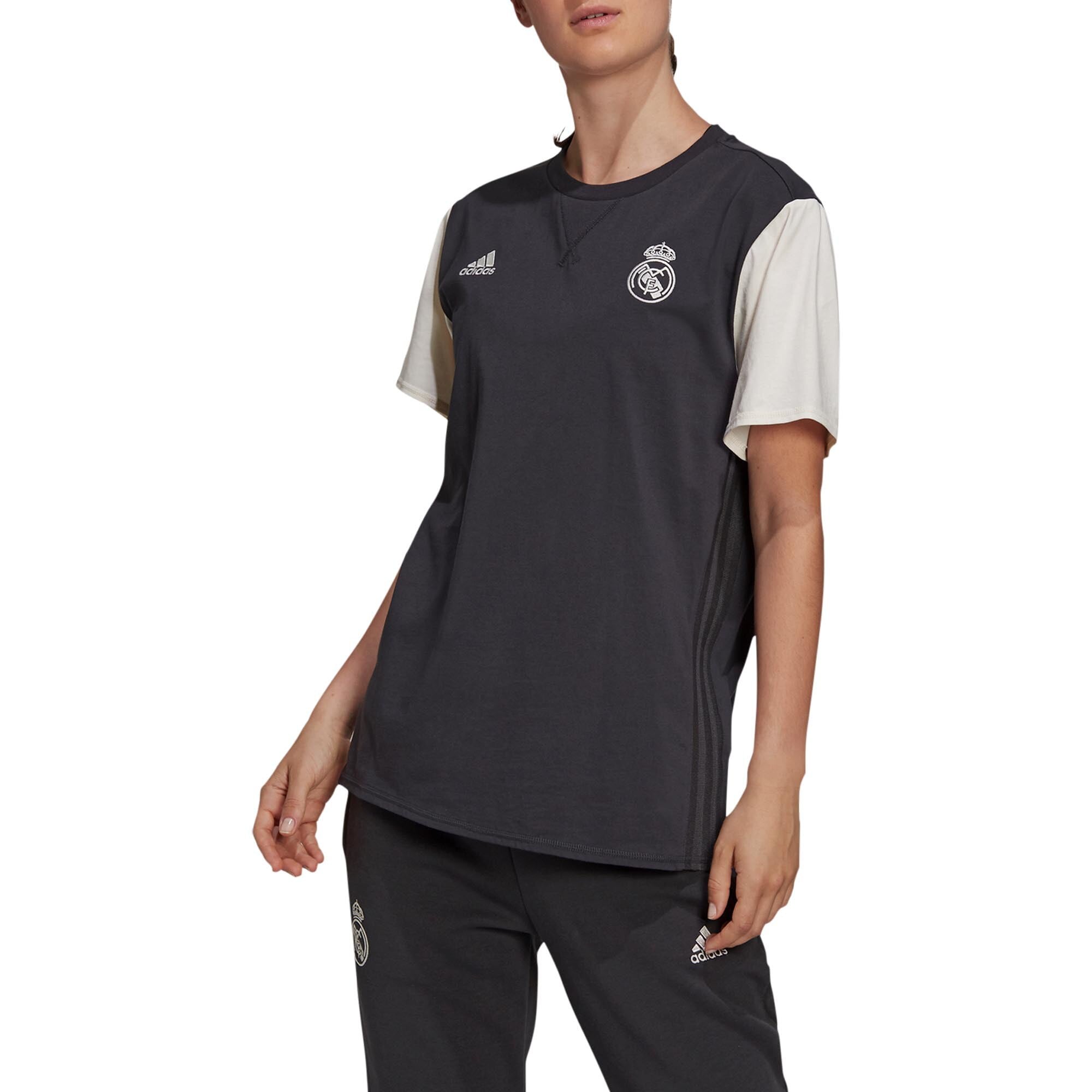 Maglietta da viaggio Real Madrid-Grigio-Donna