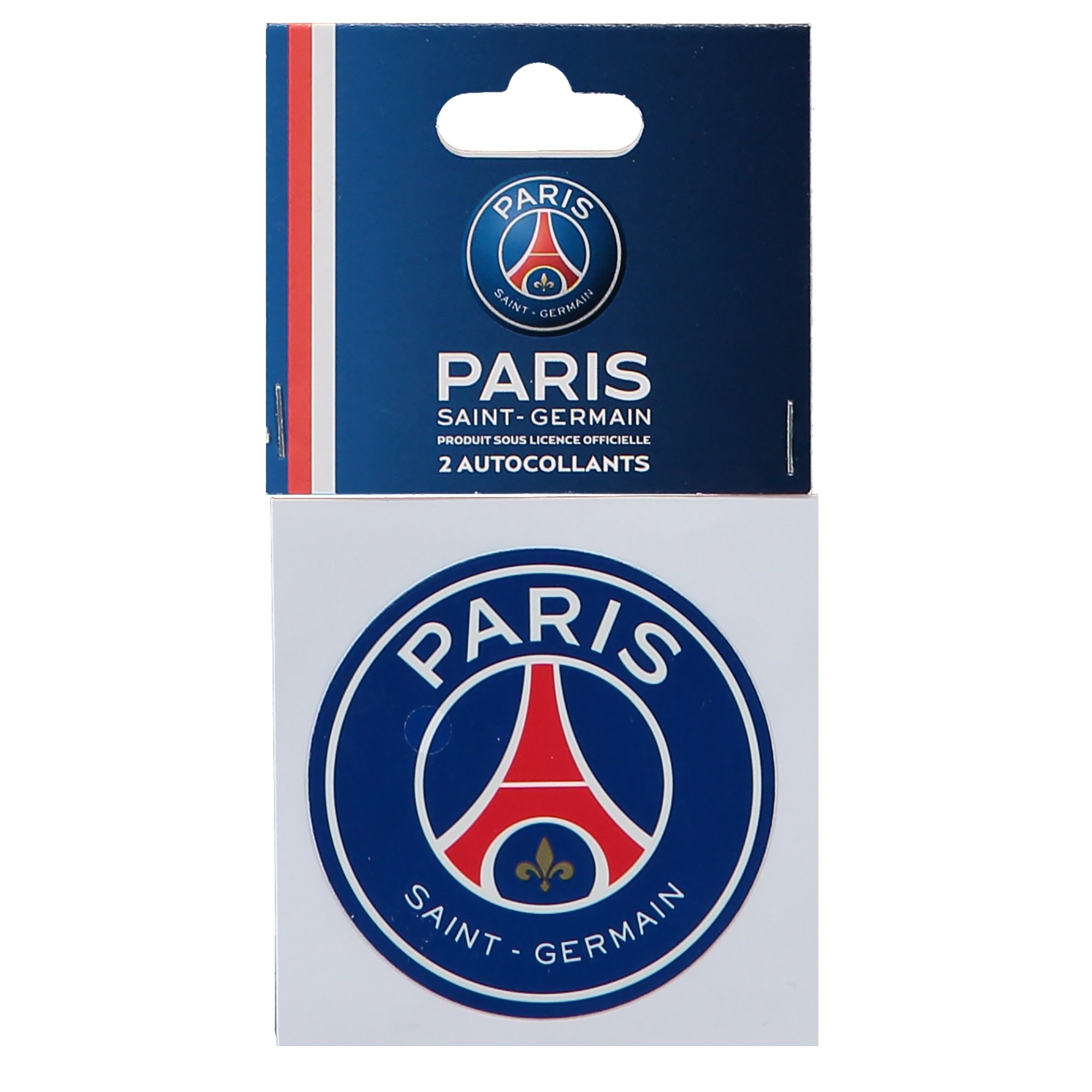 Adesivi rotondi del Paris Saint-Germain - Confezione da 2