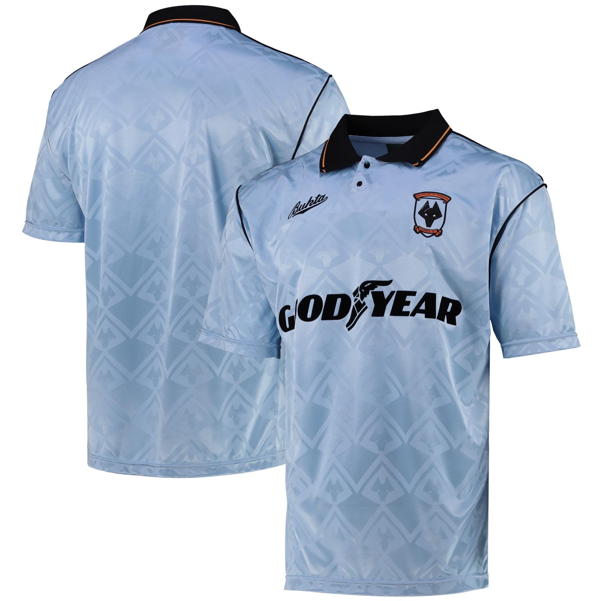 Maglia da trasferta Bukta del Wolverhampton Wanderers 1992
