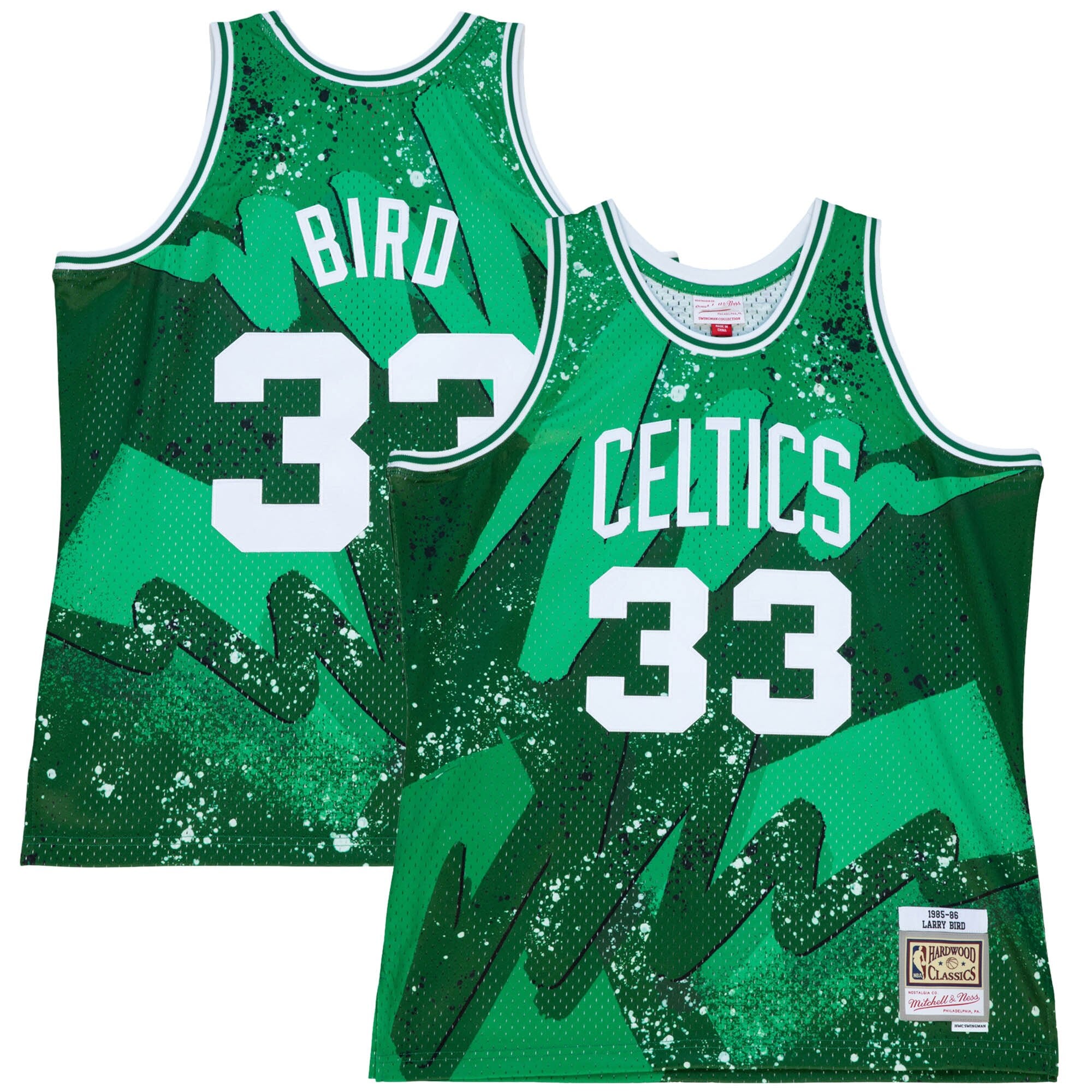 Boston Celtics Hyper Hoops Swingman Trikot - Larry Bird von Mitchell & Ness
