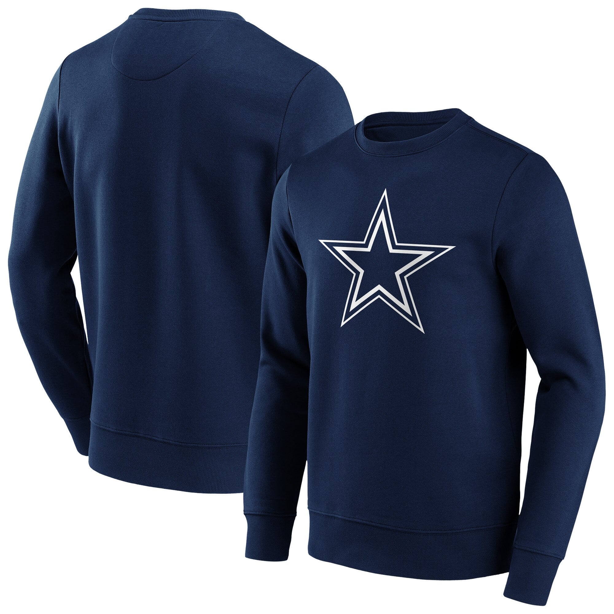 Felpa girocollo con logo a colori primari dei Dallas Cowboys - Uomo