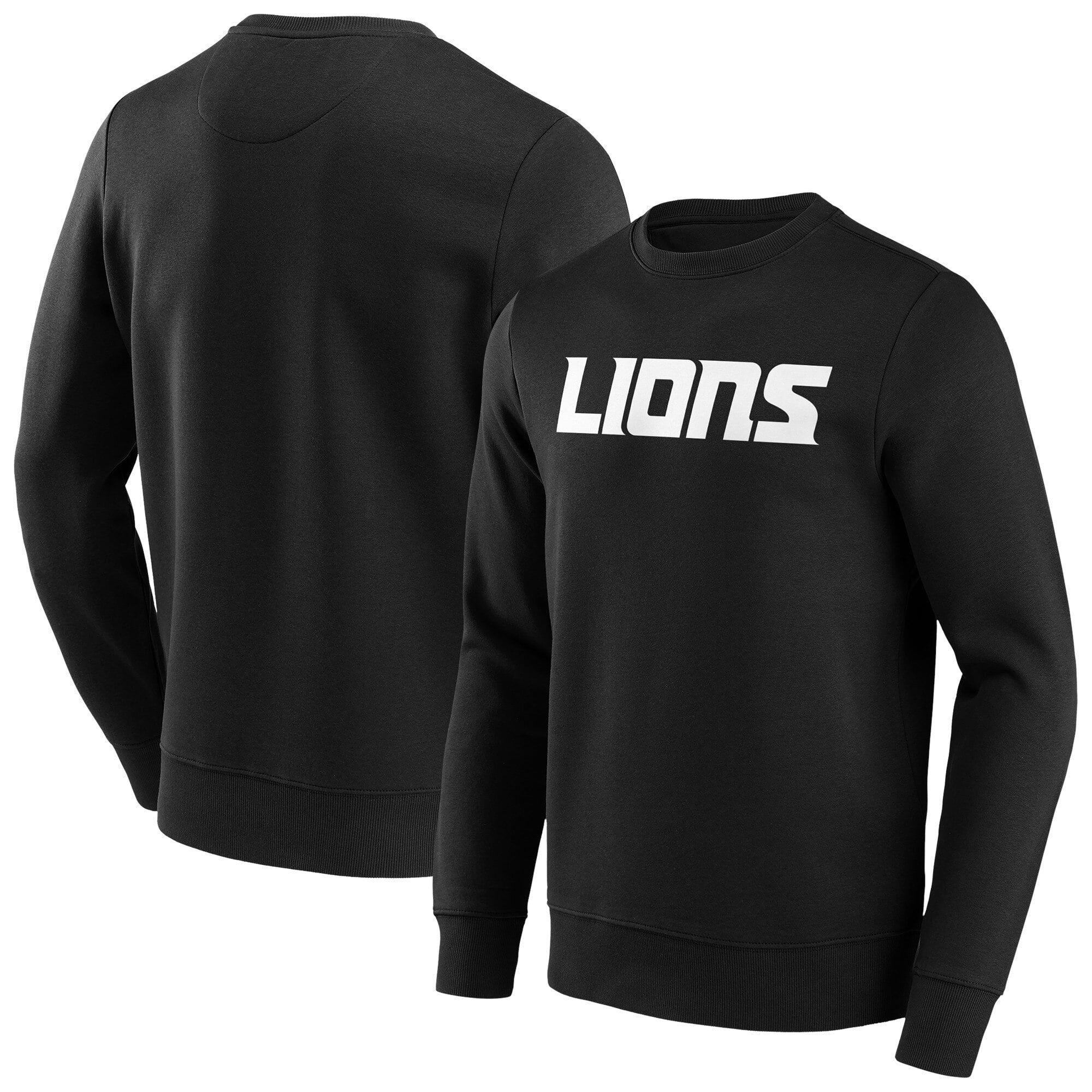 Felpa girocollo con scritta in colori alternativi dei Detroit Lions - Uomo