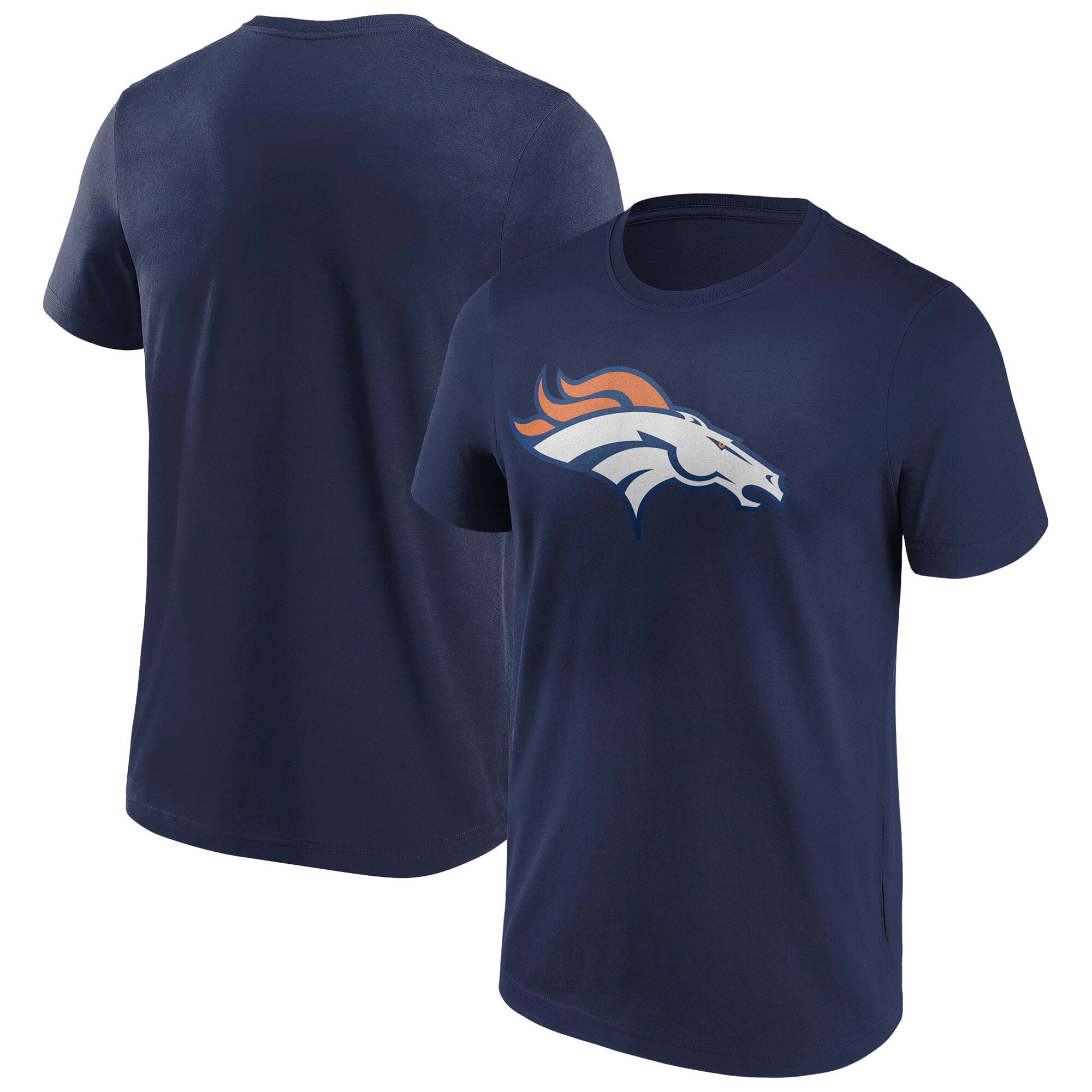 Denver Broncos Alternate Colour Logo T-Shirt - Mens - Big & Tall