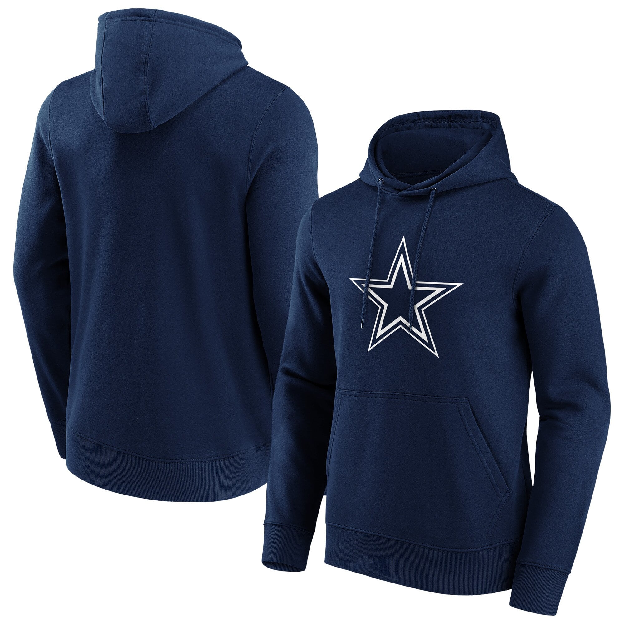 Sweat à capuche à logo couleur primaire des Cowboys de Dallas - Hommes - Grands et grands