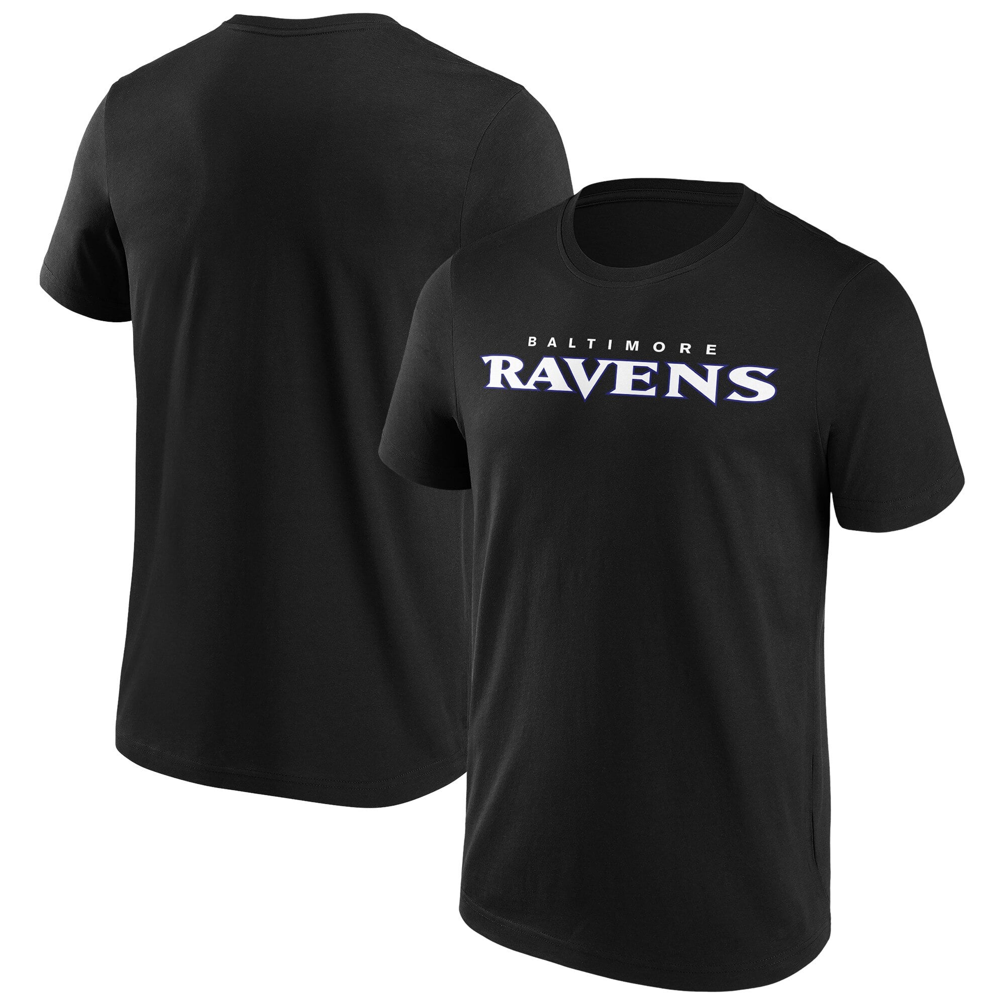 Baltimore Ravens Alternate Colour Wordmark T-Shirt - Mens - Big & Tall