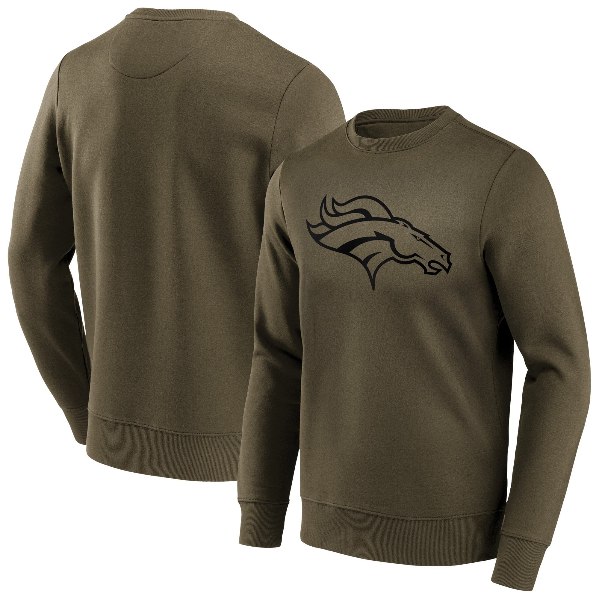 Felpa girocollo con logo Fashion Preferred di Denver Broncos - Uomo