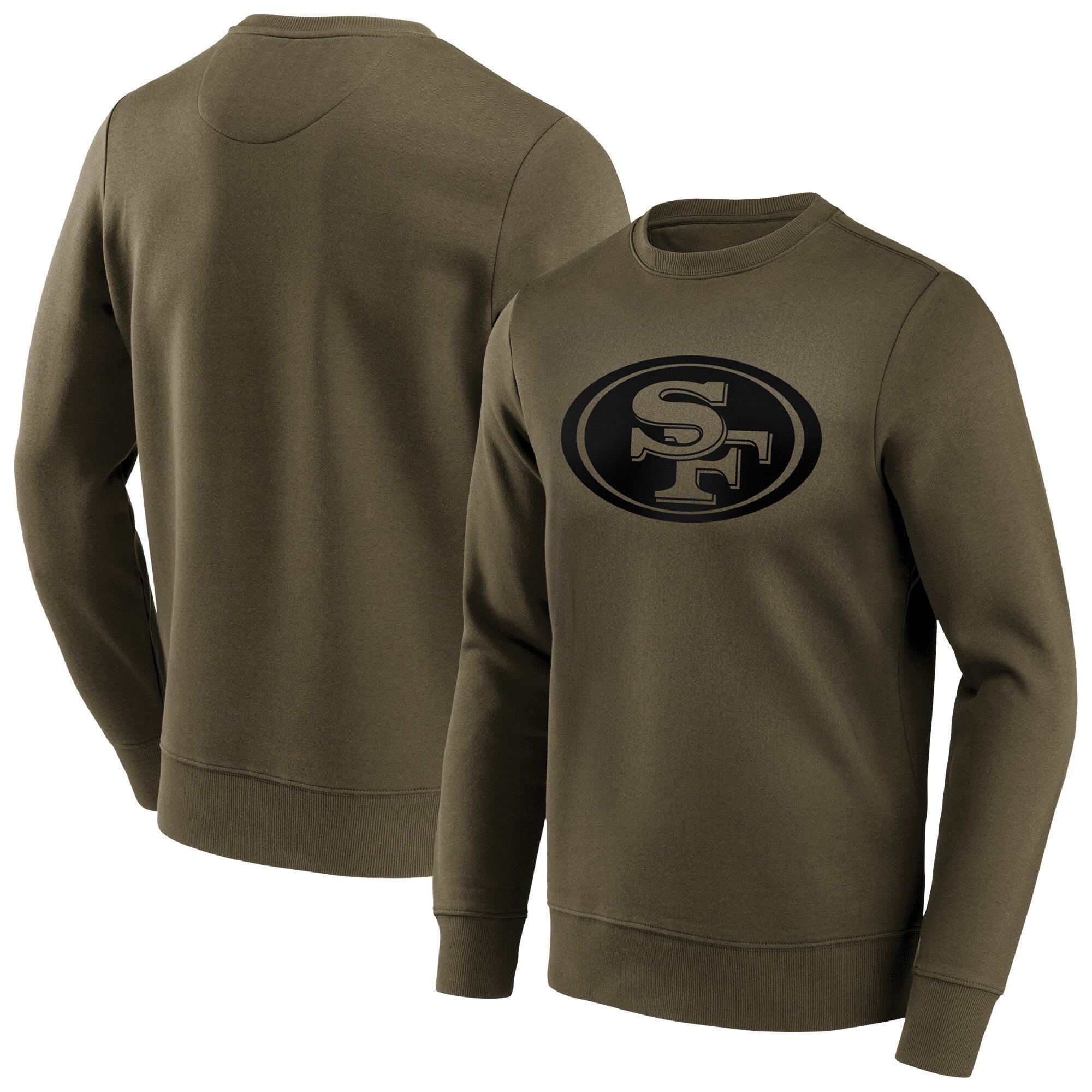San Francisco 49ers Fashion Preferred Logo Crew Sweatshirt - Hombre