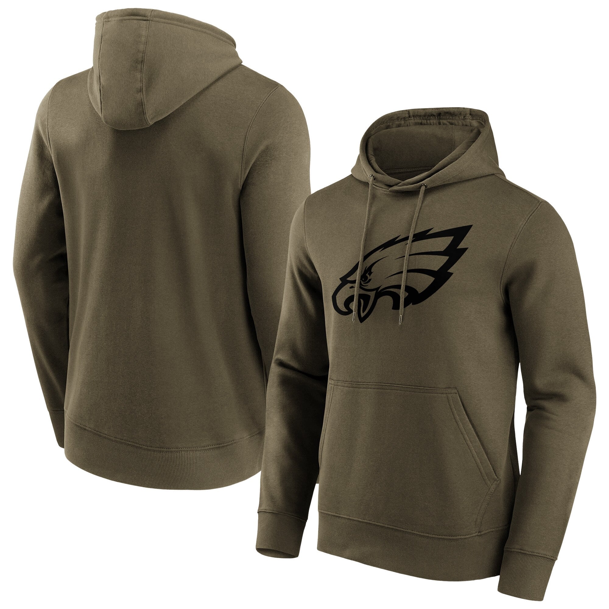 Philadelphia Eagles Felpa con cappuccio logo - verde militare - uomo