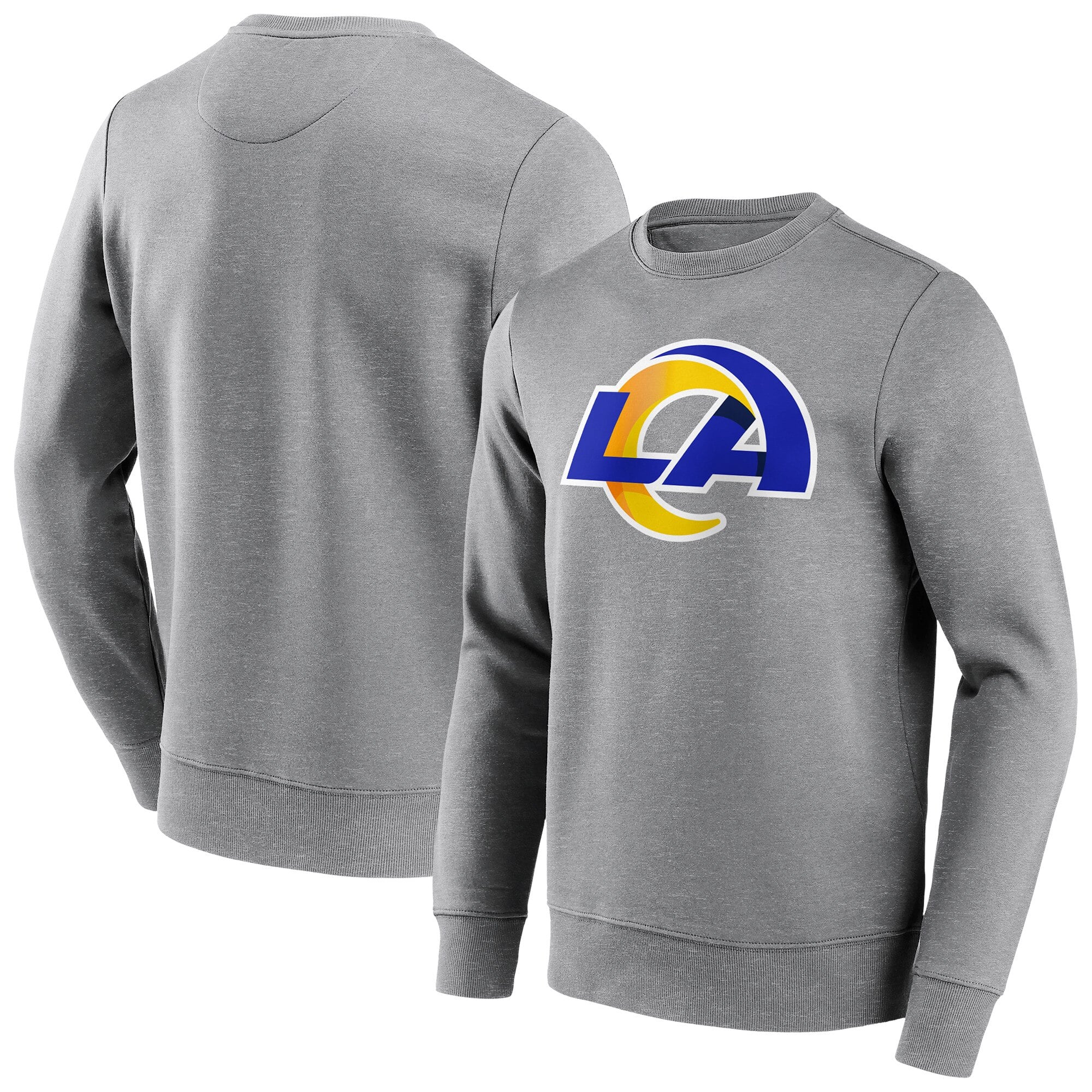 Los Angeles Rams Neutral Colour Logo Crew Sweatshirt - Mens - Big & Tall
