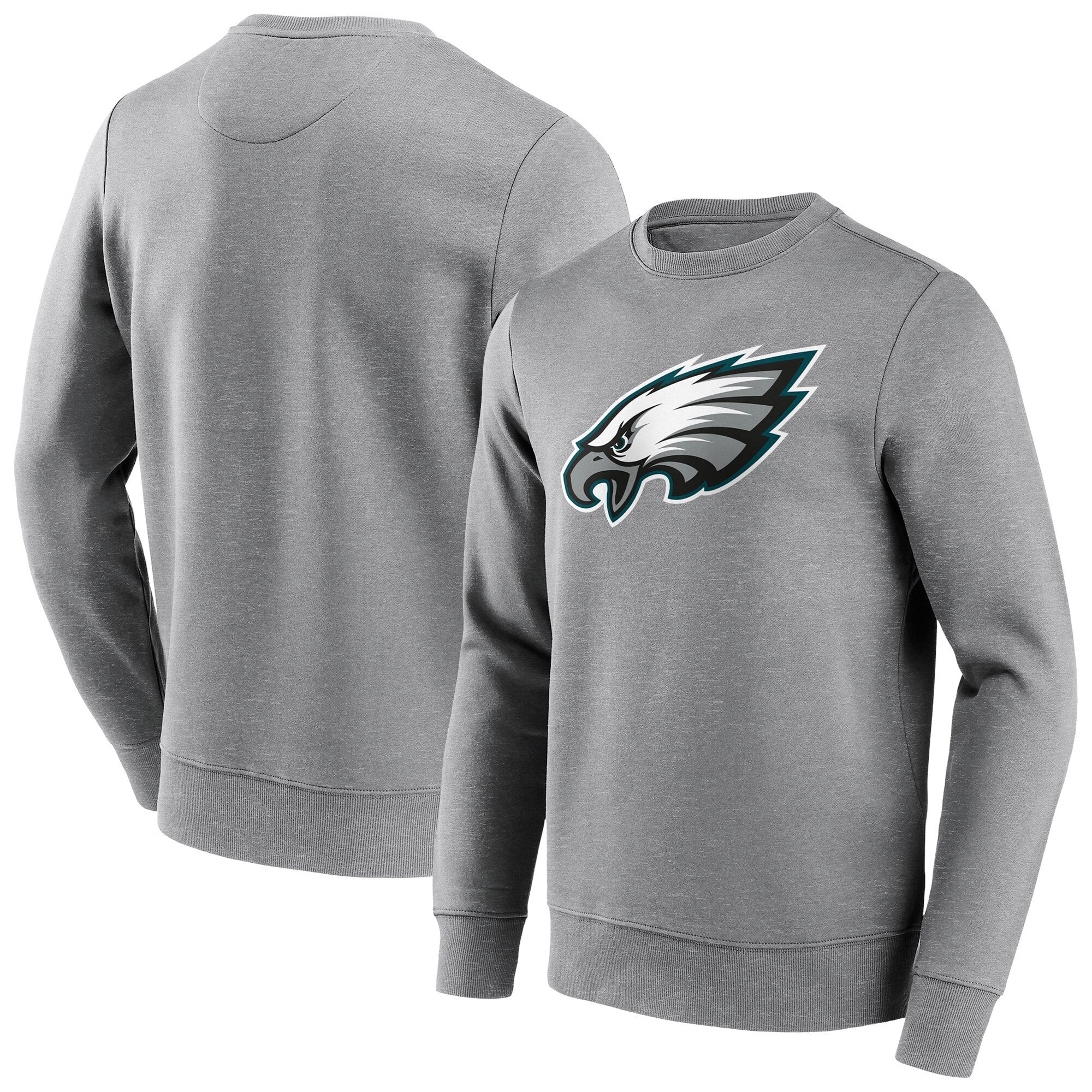 Philadelphia Eagles Neutral Colour Logo Crew Sweatshirt - Mens - Big & Tall