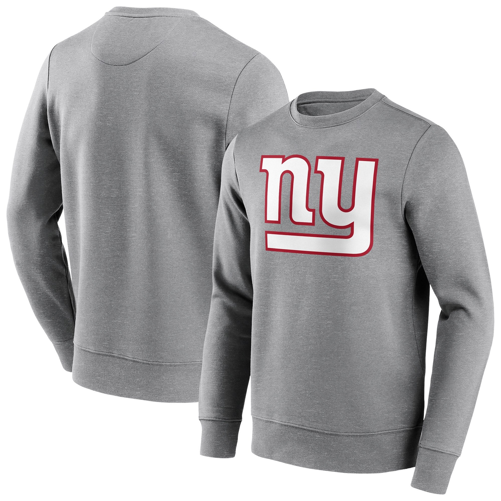 New York Giants Neutral Colour Logo Crew Sweatshirt - Mens - Big & Tall