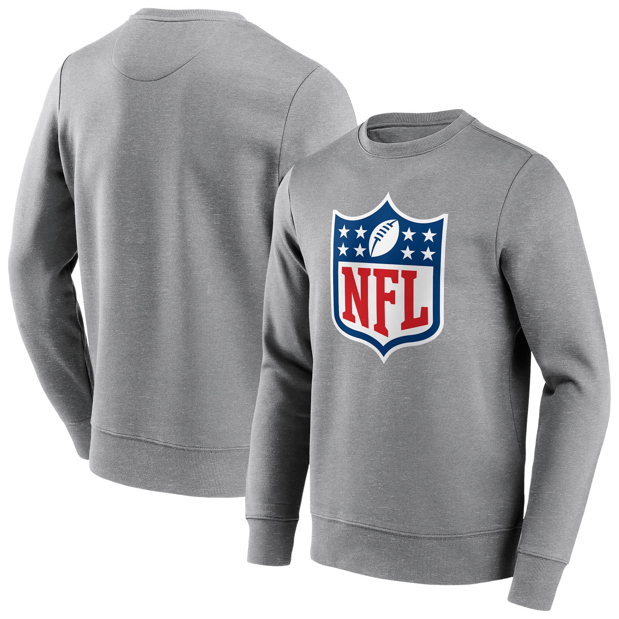 NFL Neutral Colour Logo Crew Sweatshirt - Mens - Big & Tall