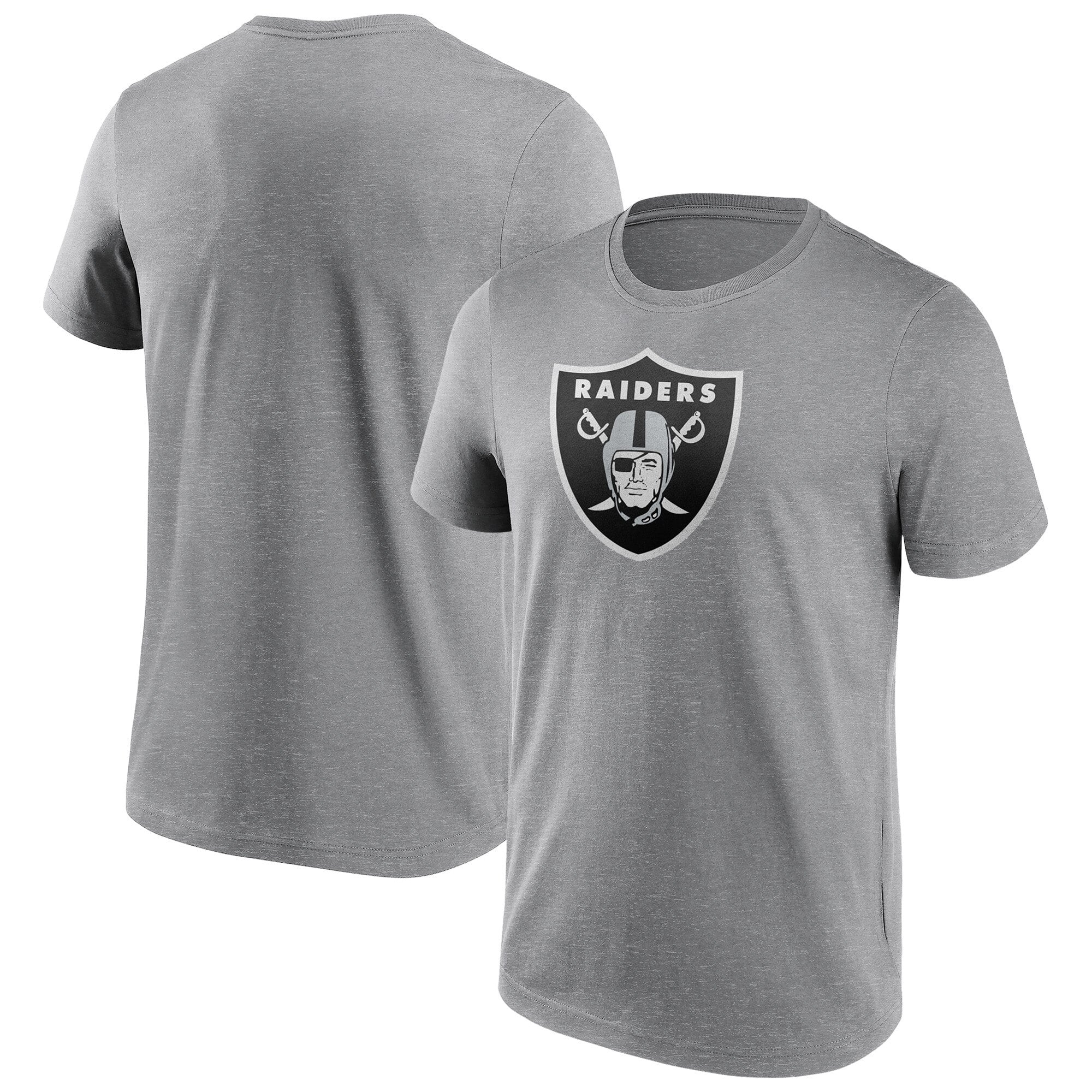 Las Vegas Raiders Neutral Colour Logo T-Shirt - Mens - Big & Tall